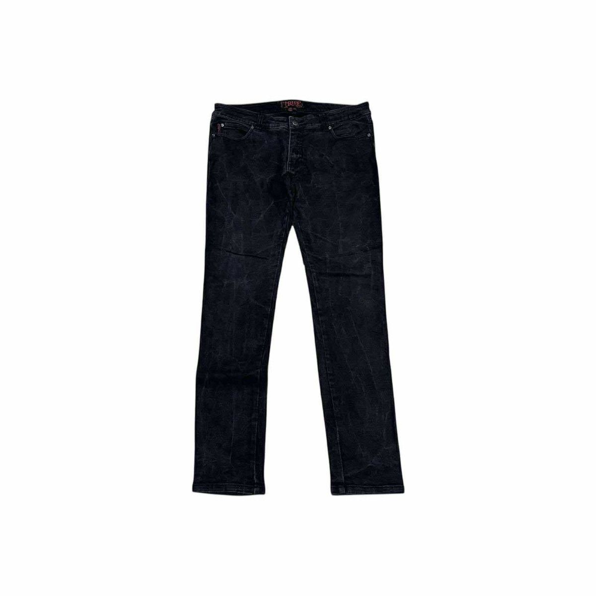 Tripp NYC 🔥Y2K Archive Tripp NYC Super Black Denim Skinny Dang Goodman Size US 34 / EU 50 - 1 Thumbnail