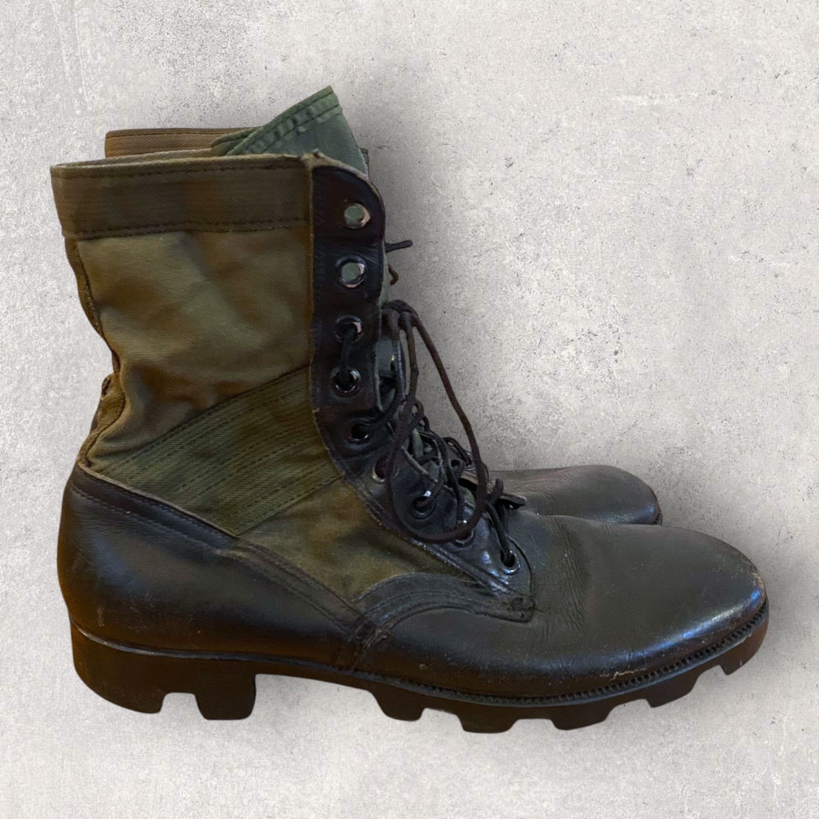 Vintage Vietnam War 1960s US Army Combat Jungle Boots