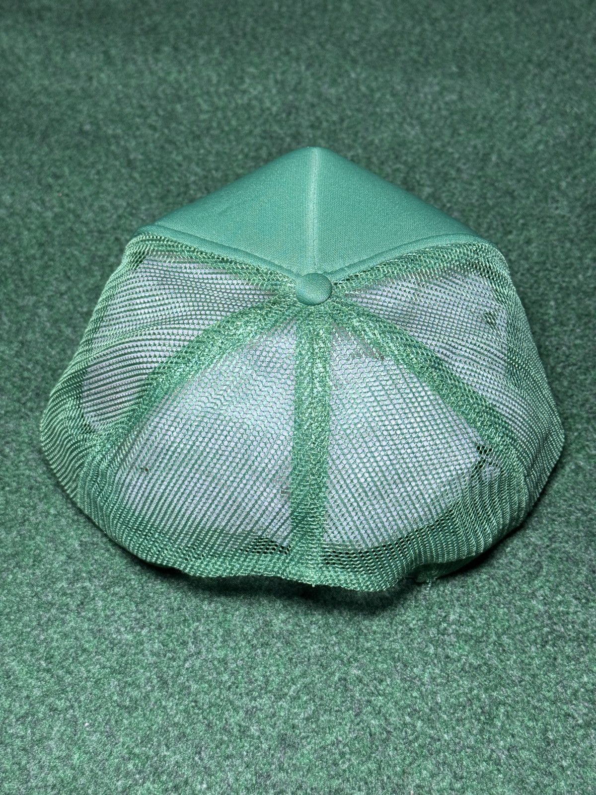 Vintage Vintage 90s Gander Mountain Green Trucker Snapback Hat Size ONE SIZE - 3 Thumbnail