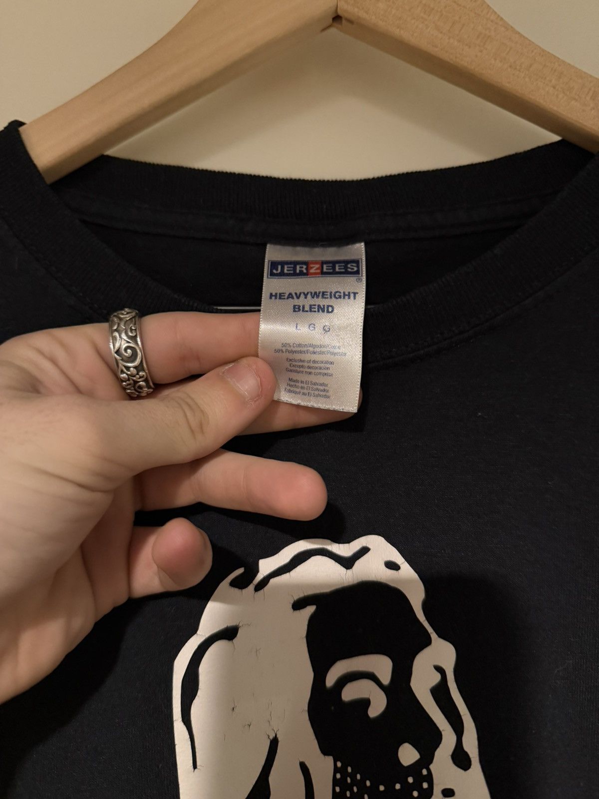 Vintage Y2K jesus shaves / jesus saves christian tee Size US L / EU 52-54 / 3 - 3 Thumbnail