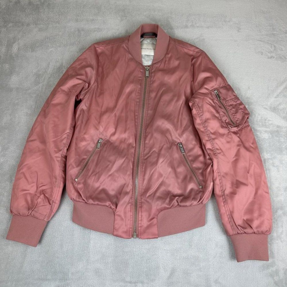 Aritzia Aritzia Babaton Pink Bomber Jacket Women's Size Small Size S / US 4 / IT 40 - 1 Thumbnail