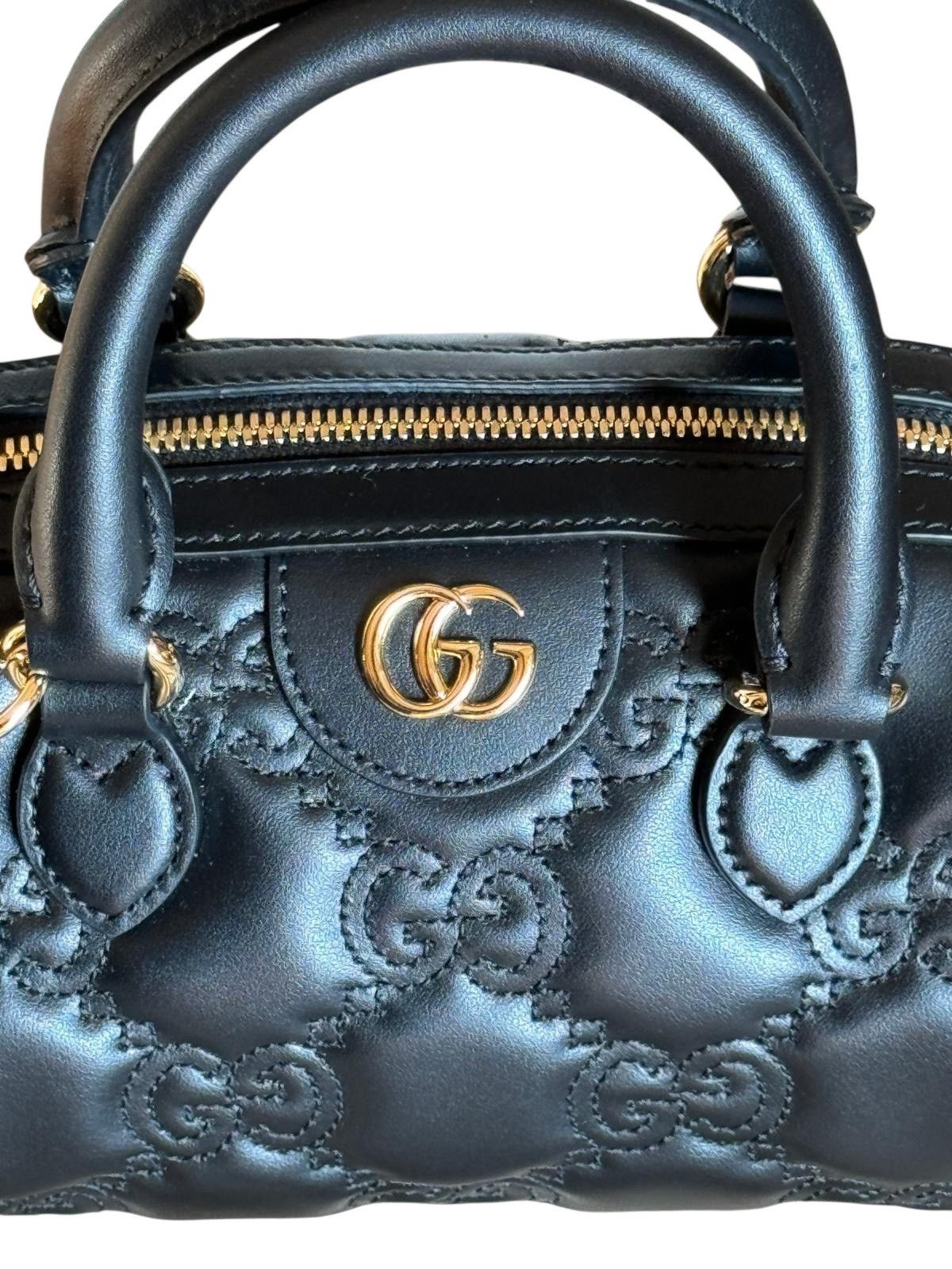 Gucci Gucci mini satchel bag leather Size ONE SIZE - 2 Thumbnail