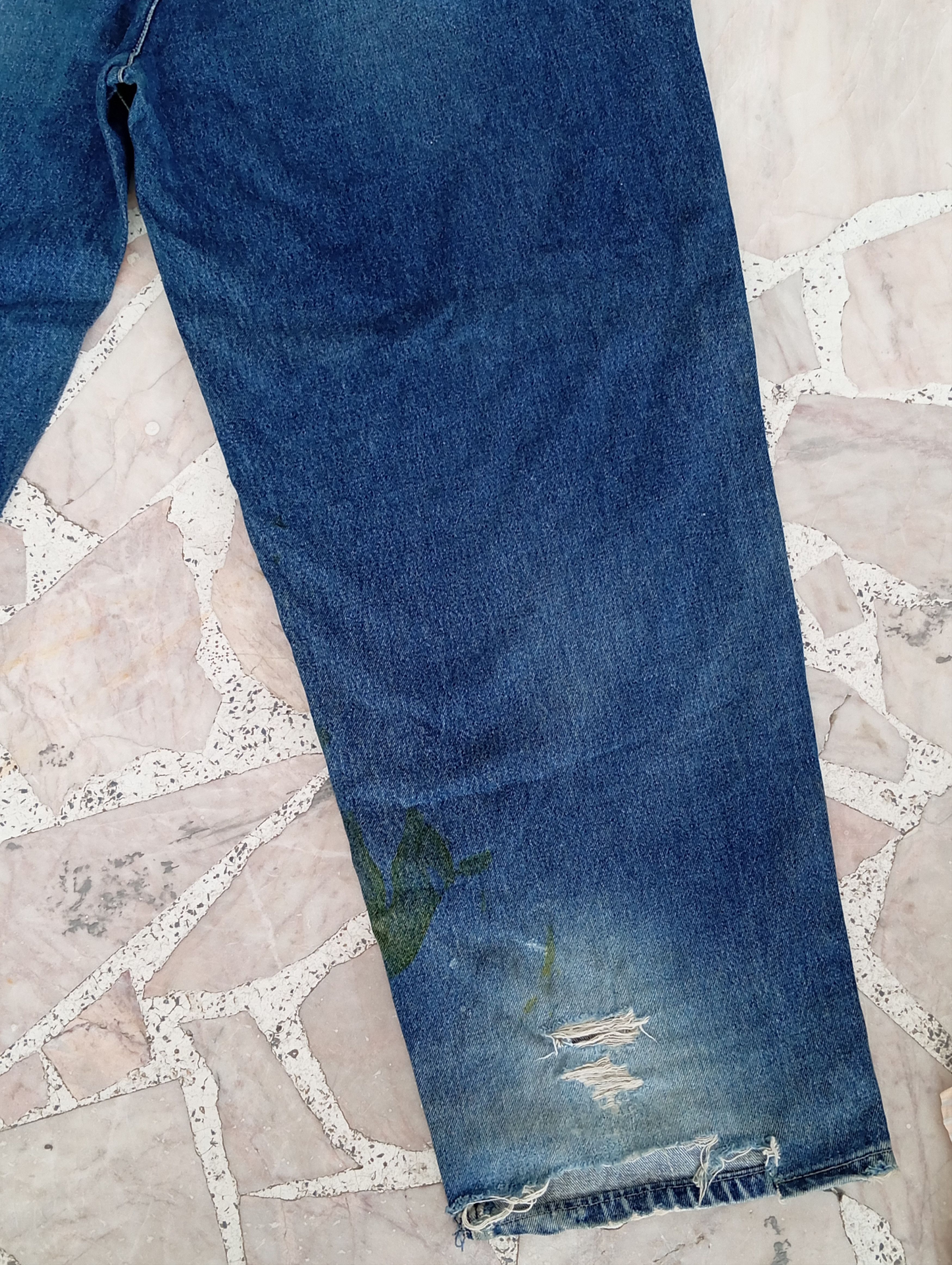 Ecko Unltd. × Japanese Brand Ecko Distresses Denim with stain Size US 38 / EU 54 - 15 Thumbnail