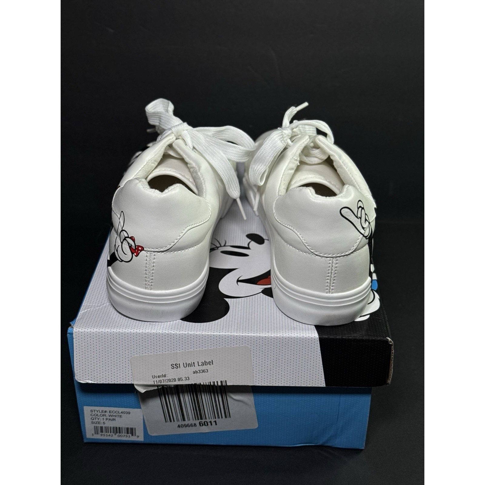 Disney Adorable Disney Minnie Mouse Casual Sneakers Kids/Girls Sz 5 Size US 5 / IT 35 - 4 Thumbnail