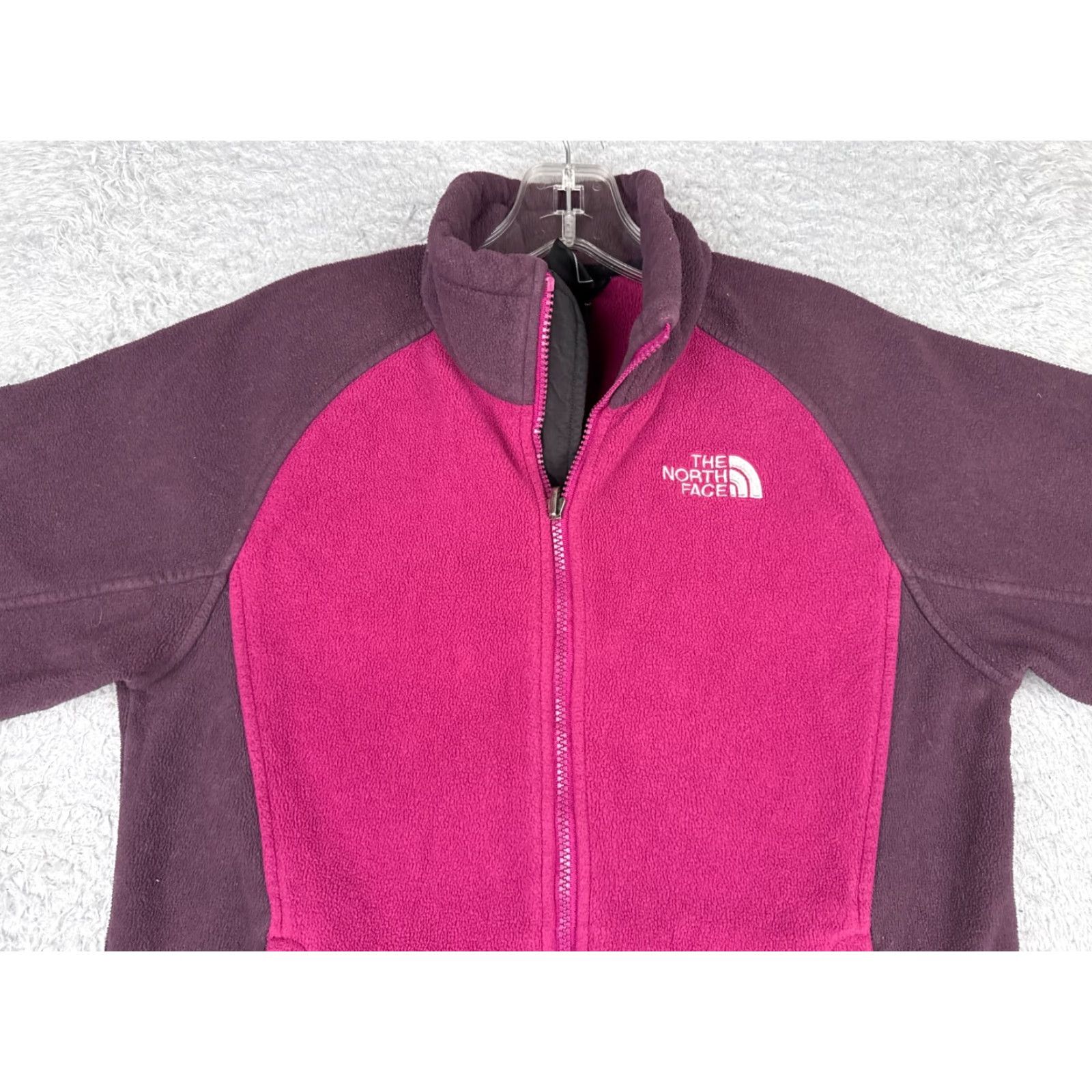 The North Face The North Face Jacket Womens Small Pink Full Zip Mock Neck Polyester Fleece Size S / US 4 / IT 40 - 4 Thumbnail