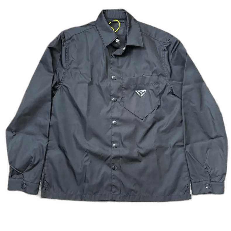 Prada Prada Re-Nylon Triangle Logo Shirt Jacket Size US S / EU 44-46 / 1 - 1 Thumbnail