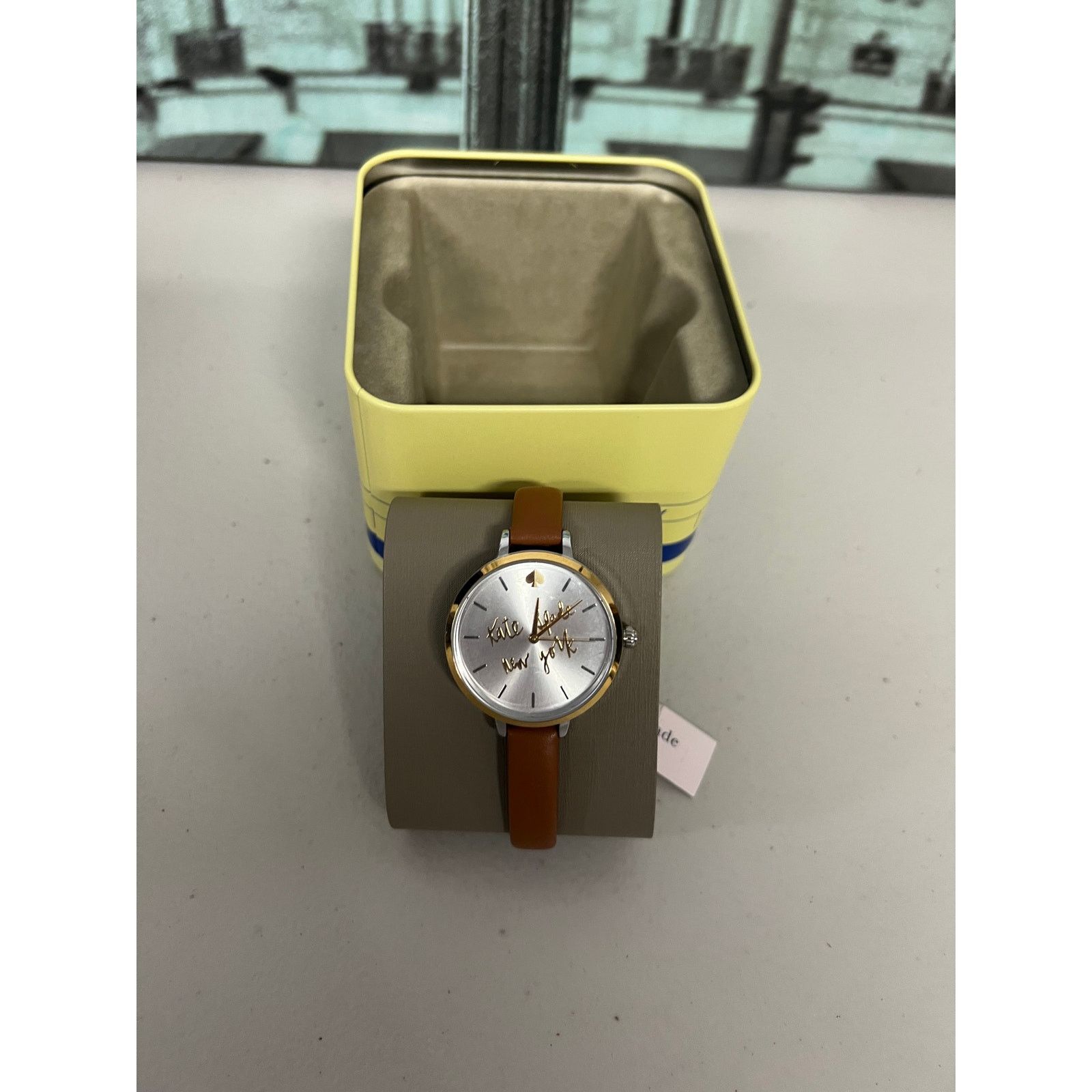 Kate Spade Kate Spade KSW9047 Metro Three-Hand Brown Leather Watch Size ONE SIZE - 2 Thumbnail