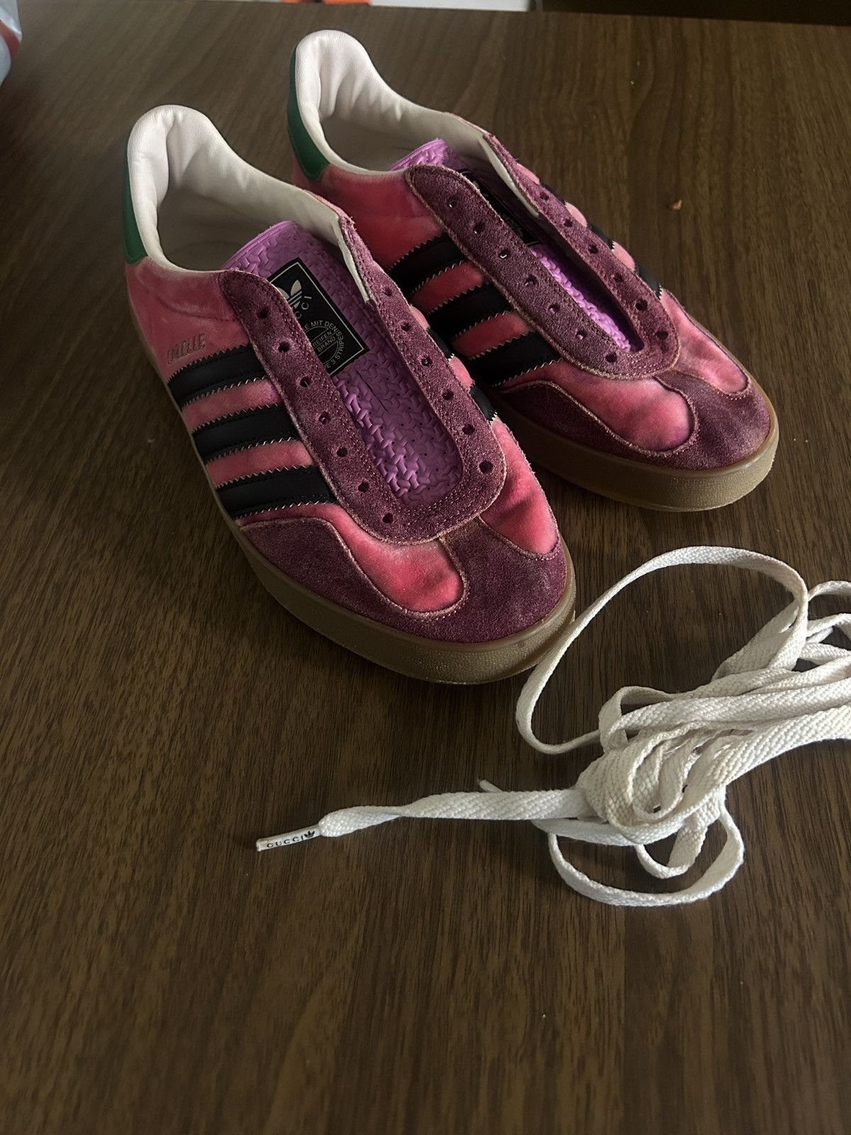 Adidas × Gucci Adidas X Gucci Samba Pink Size US 7 / IT 37 - 7 Thumbnail
