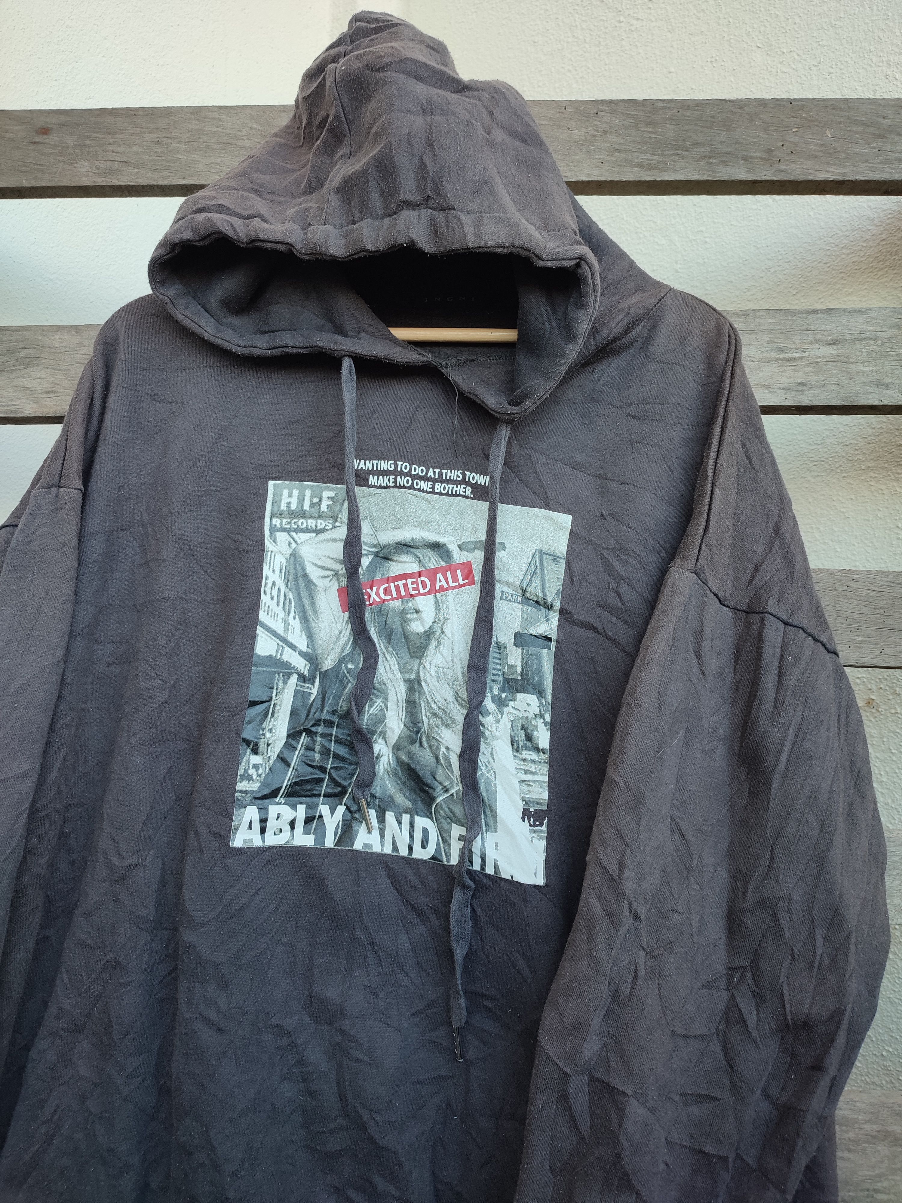 Japanese Brand Japanese Brand INGNI Naked Hoodies Vintage Size US XL / EU 56 / 4 - 3 Thumbnail