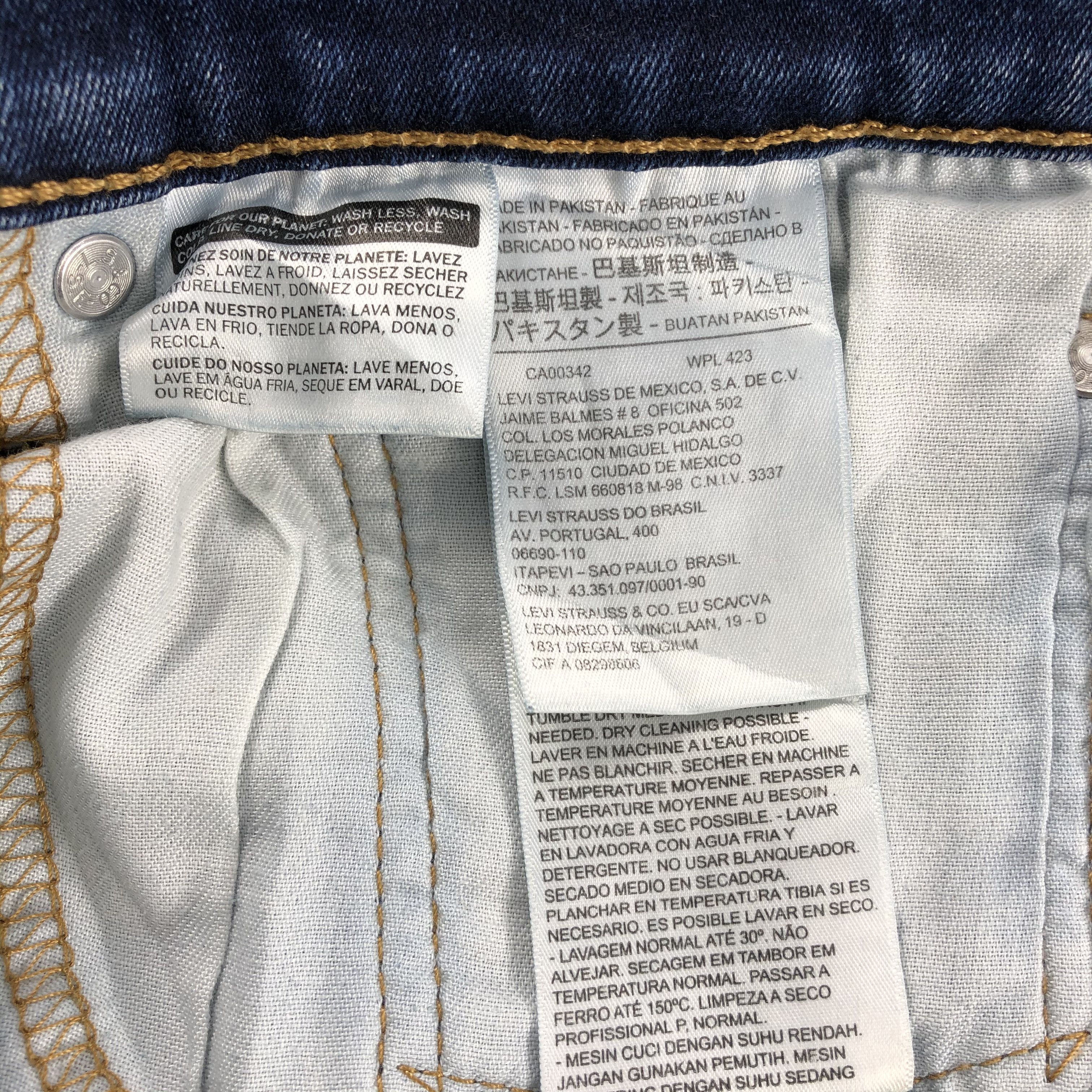 Levi's Vintage Distress Levis 507 Jeans-JM1180 Size US 34 / EU 50 - 10 Thumbnail