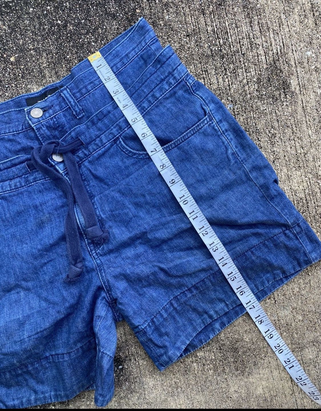 Vintage Cabane De Zucca Double Waist by Issey Miyake Shortpant Denim Size 31" - 11 Thumbnail