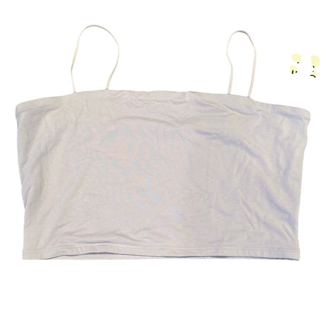 Other Open Edit Women's Lavender Purple Sleeveless Crop Tank Top L Size L / US 10 / IT 46 - 1 Thumbnail