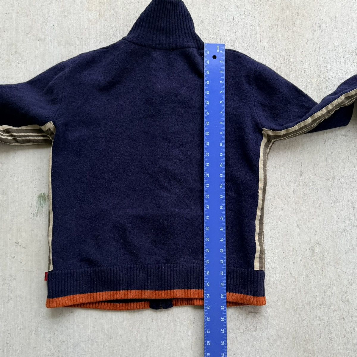 Kappa Vintage Robe Di Kappa Wool Sweater Zip Up Large Slim 80s Size US L / EU 52-54 / 3 - 11 Thumbnail