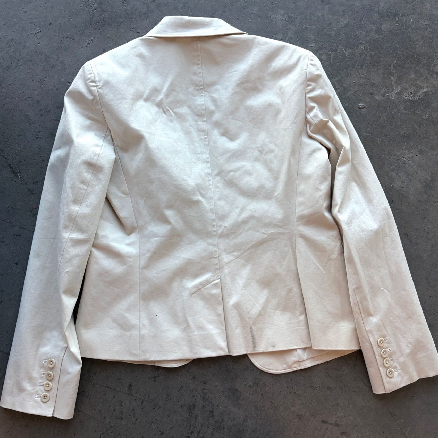 Vintage VINTAGE Body By Victoria Beige Indie Sleaze Women's Blazer 10/L NWT Blazer Women 10/L Mens? Size L / US 10 / IT 46 - 2 Thumbnail