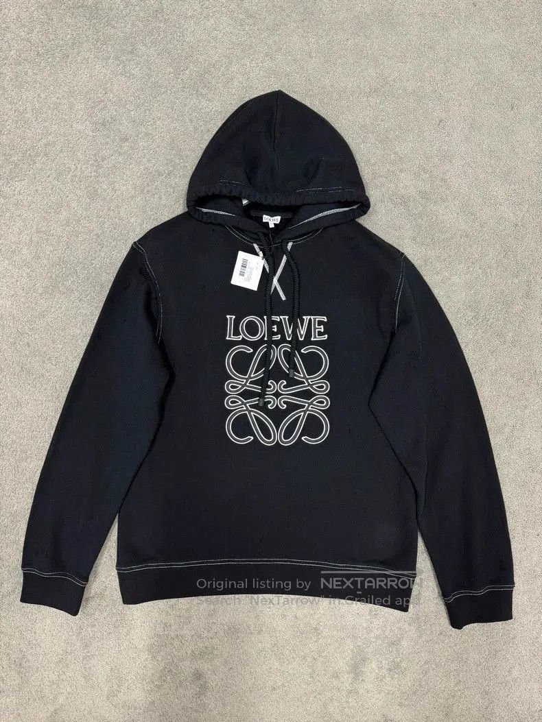 Loewe LOEWE Classic Logo Embroidered Hoodie. Size US L / EU 52-54 / 3 - 1 Thumbnail