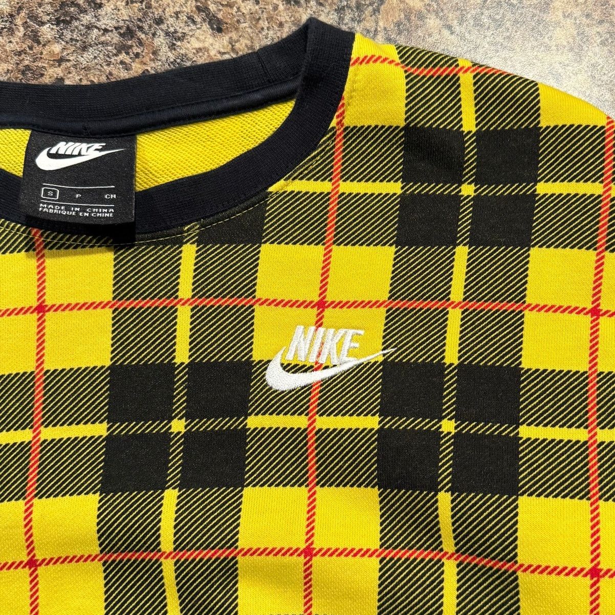Nike Nike Sweatshirt Y2K Grunge Preppy Clueless 90s Plaid Small Size S / US 4 / IT 40 - 6 Thumbnail