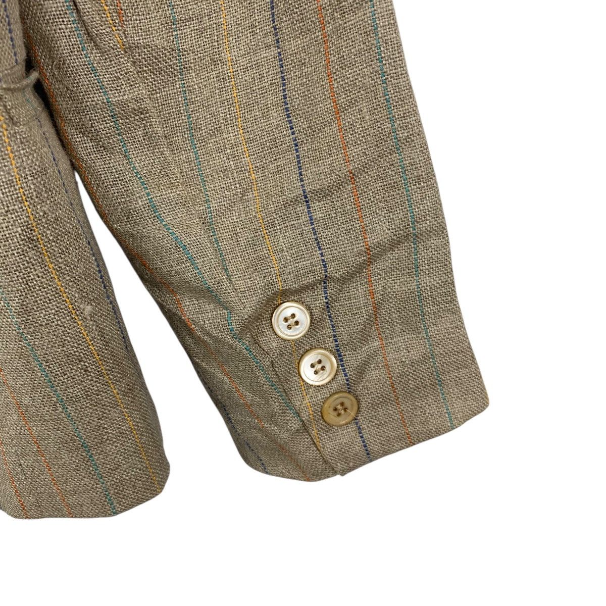 Vintage Vintage 90s LONG STONE EMMEDIPI Made In Italy Peacoat Blazer Size S / US 4 / IT 40 - 8 Thumbnail