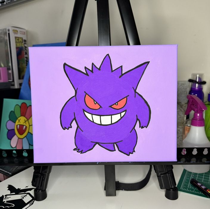 Vintage Gengar Painting 💜 | Grailed