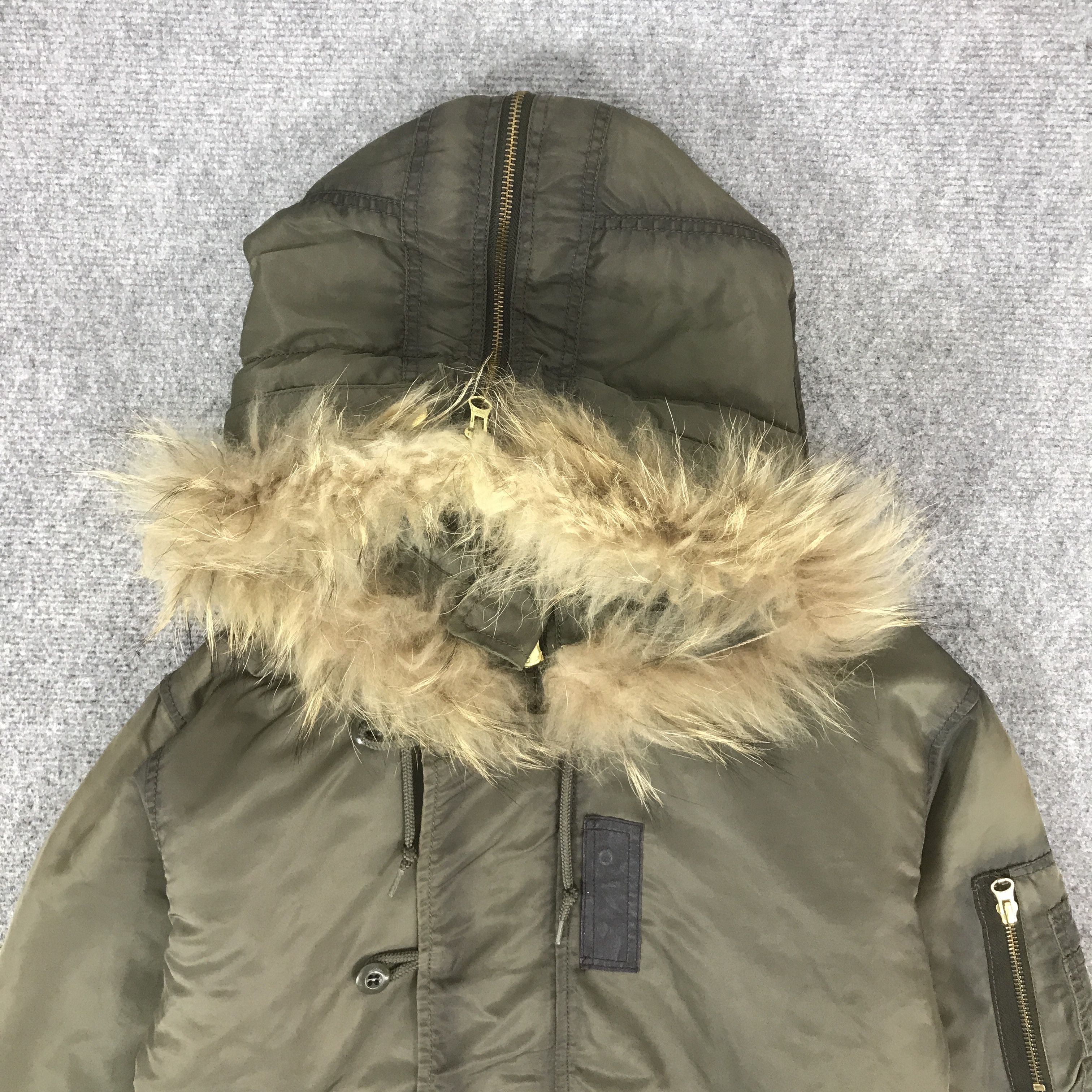 Vanquish VANQUISH BOMBER FUR HOODIES DESIGN FADED JACKET K76B4 Size US M / EU 48-50 / 2 - 2 Thumbnail