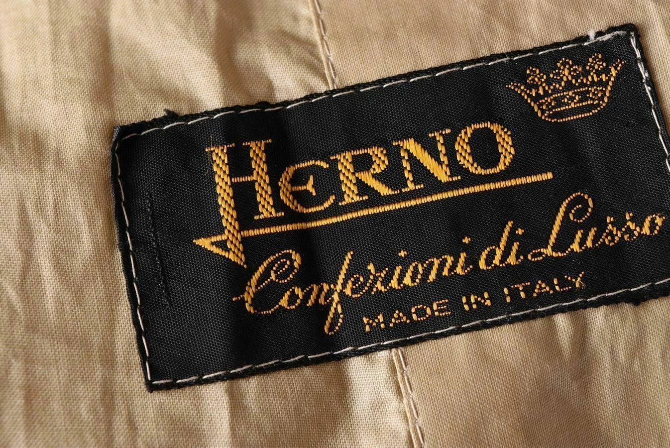 Herno Women's Herno Vintage Cotton Trench Coat Beige Size XL Size XL / US 12-14 / IT 48-50 - 3 Thumbnail