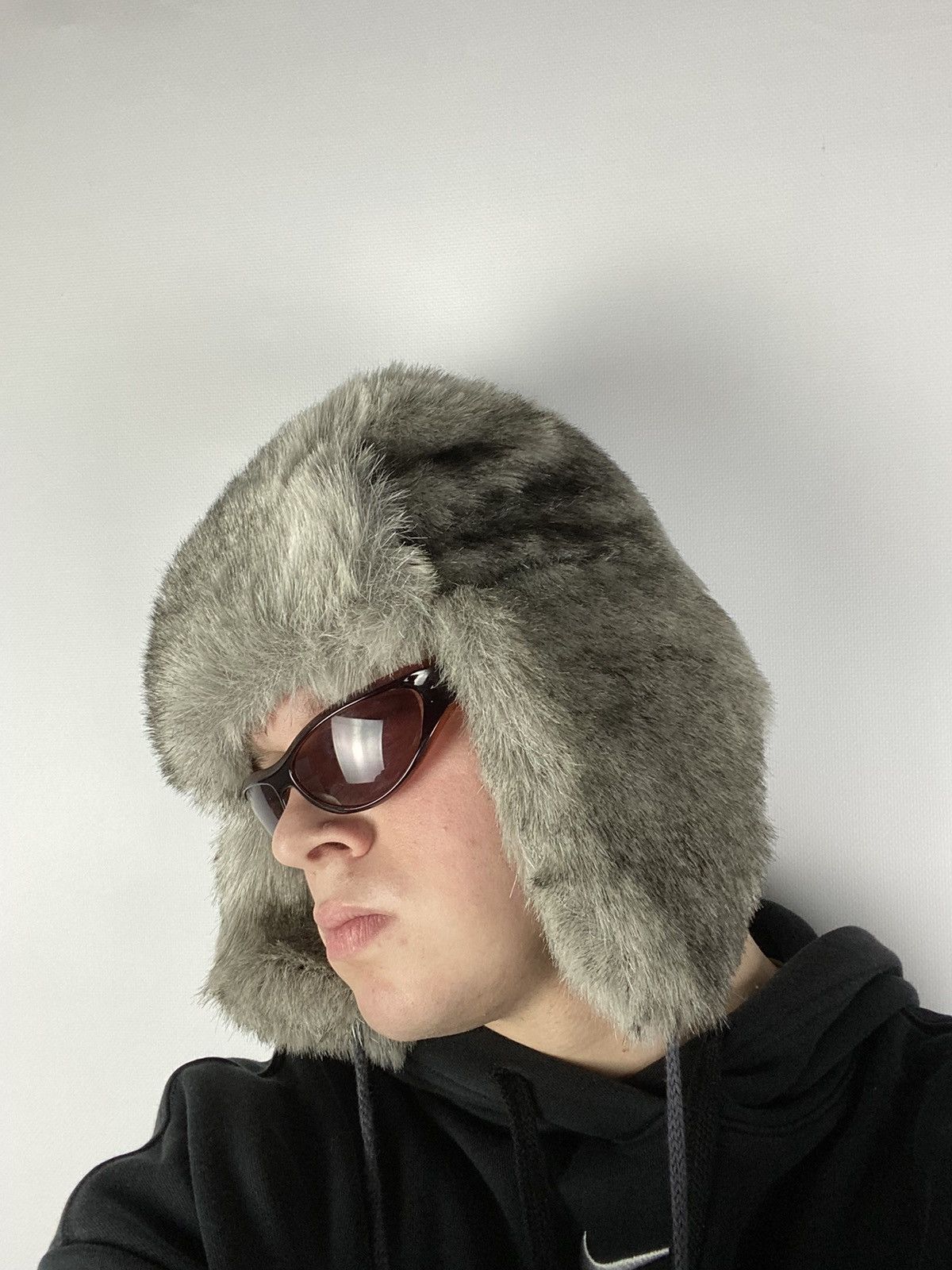 Hysteric Glamour × Japanese Brand Y2K American Vintage Fuzzy Hat Mohair Ushanka Beauty Beast Size ONE SIZE - 2 Thumbnail