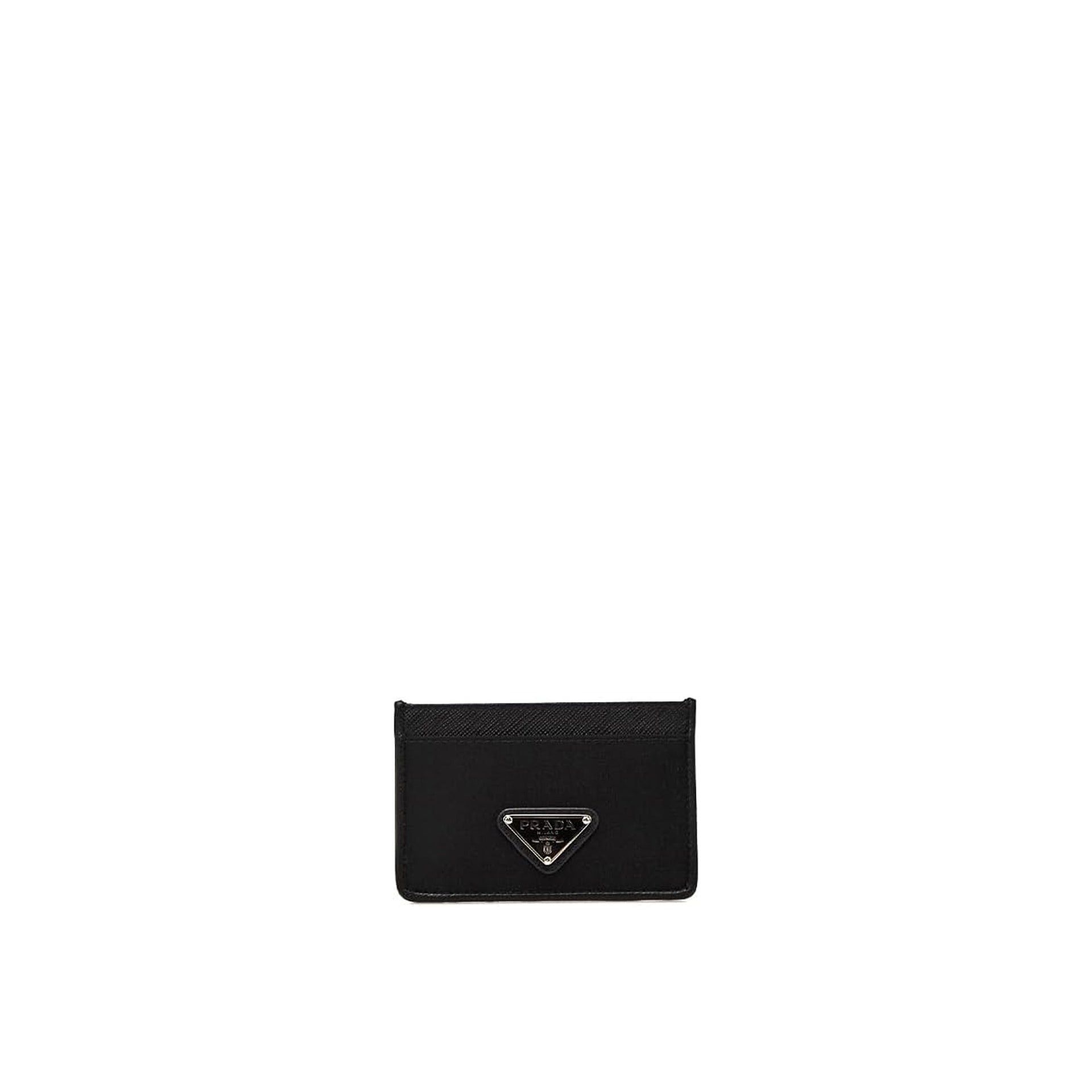 Prada Prada Nylon And Leather Card Holder Size ONE SIZE - 1 Thumbnail