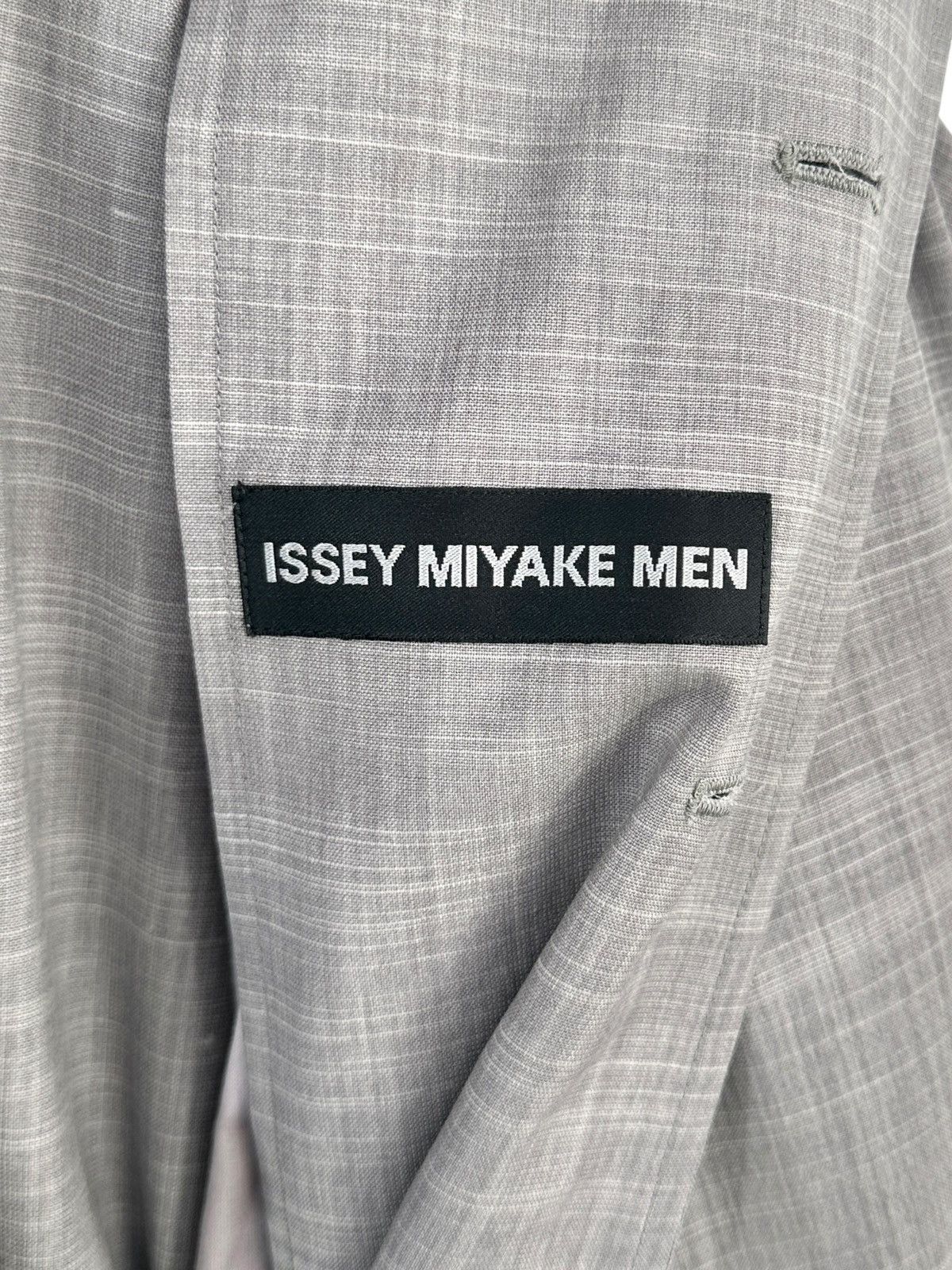 Issey Miyake SS18 Runway Gray Wool Long Sleeve Loose Fit Jumpsuit Size US 30 / EU 46 - 9 Thumbnail