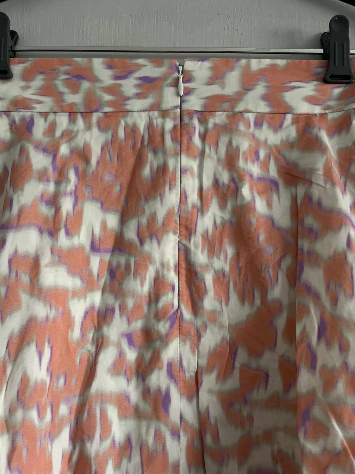 Balenciaga SS14 Balenciaga Cloqué Graphic Print Peach & Purple Size 25" / US 0 / IT 36 - 4 Thumbnail