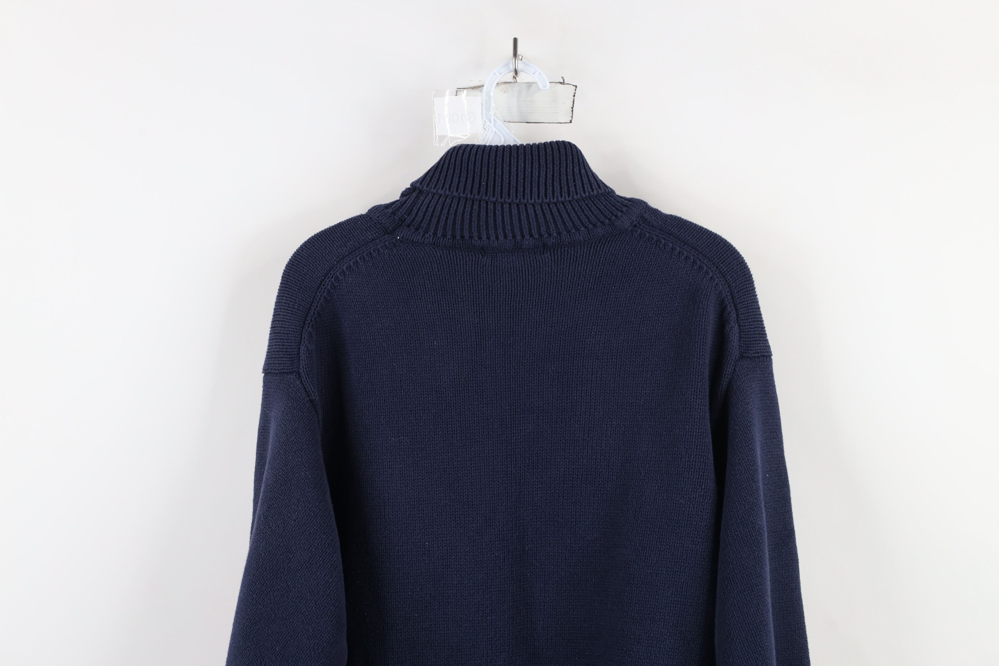 Vintage Vintage 90s Horse Equestrian Polo Turtleneck Tunic Sweater Size XL / US 12-14 / IT 48-50 - 12 Thumbnail