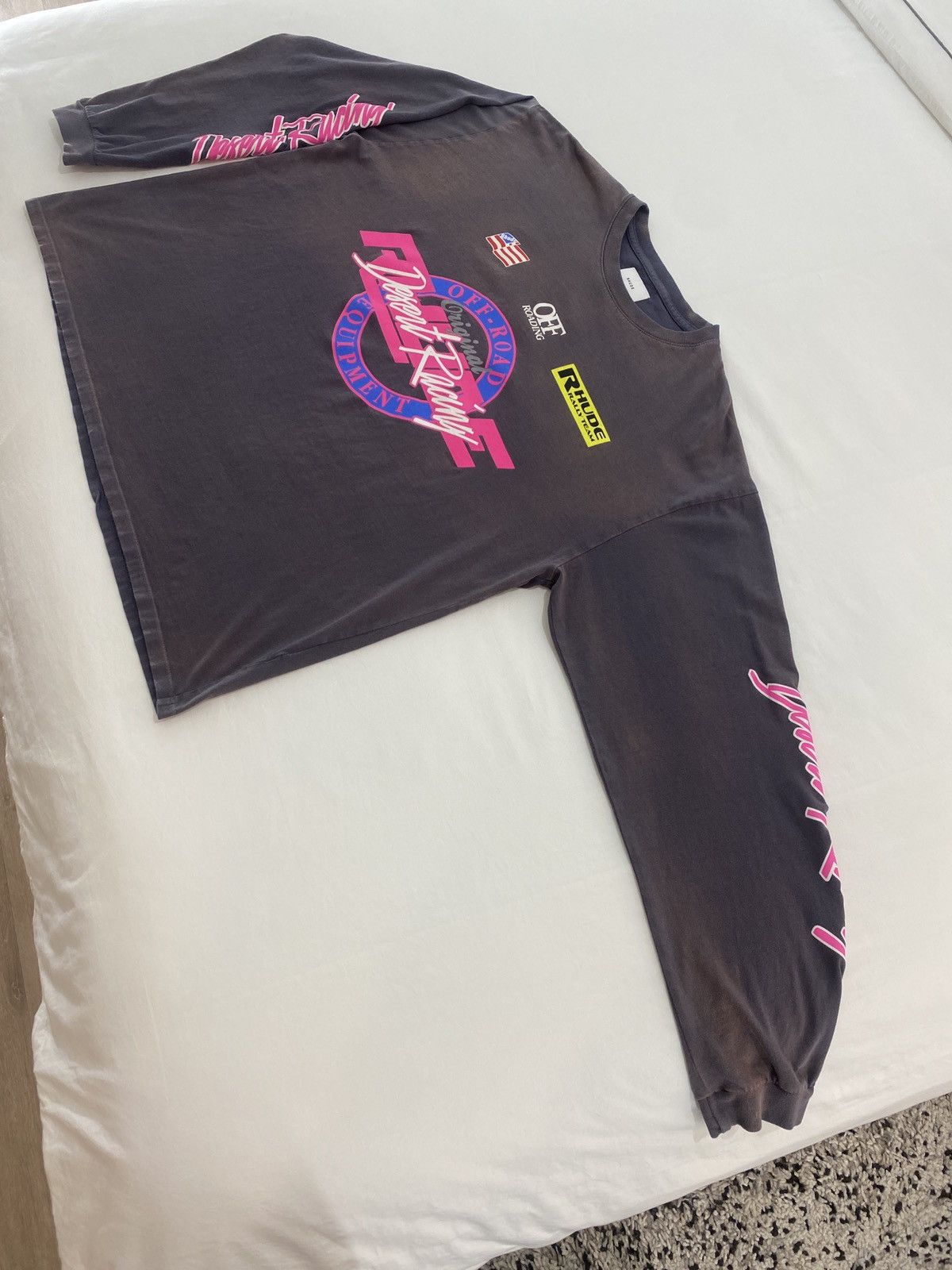 Rhude Rhude Off Road Desert Racing Equipment Rally Team Longsleeve Size US XL / EU 56 / 4 - 3 Thumbnail