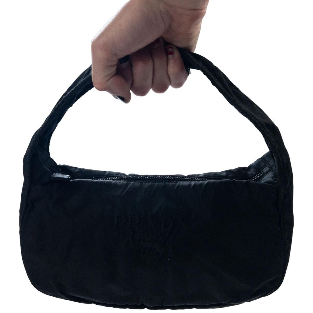 Prada Vintage Prada Black Shoulder Bag Size ONE SIZE - 5 Thumbnail