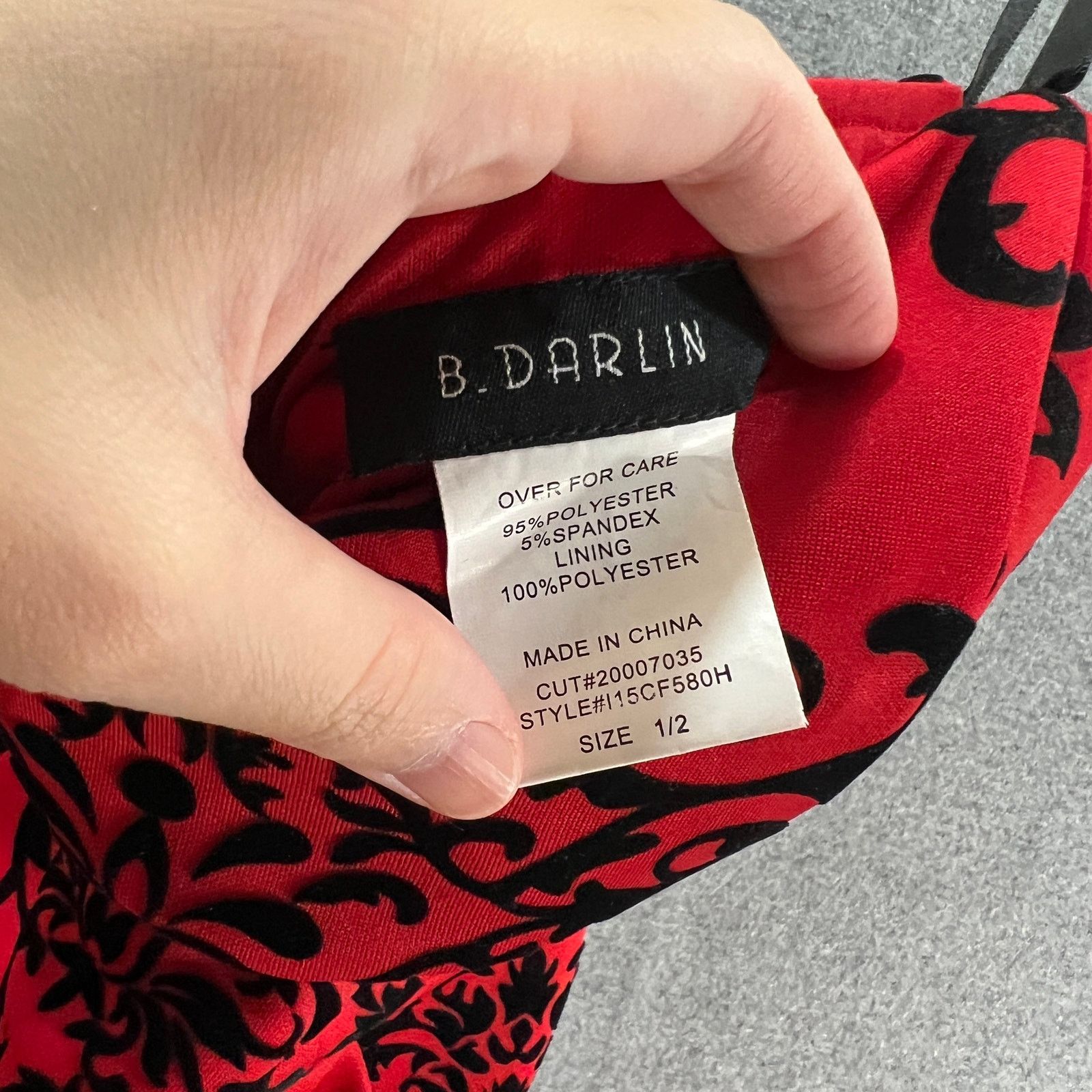 Other B. Darlin Red Dress Women Size XS (1/2) Mini Dress Size XS / US 0-2 / IT 36-38 - 3 Thumbnail