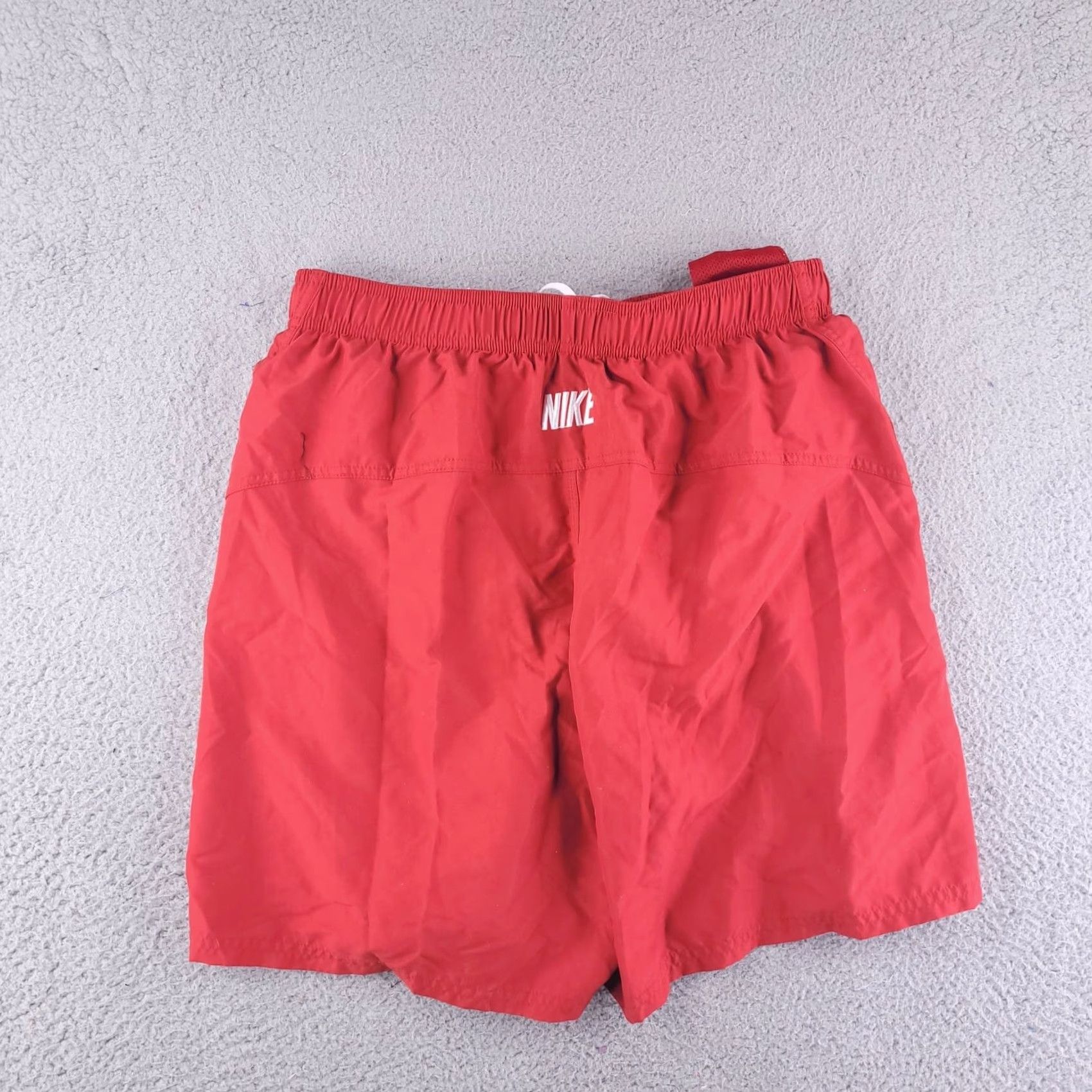 Nike Nike Shorts Mens L Red Swim Lined Retro y2k 90s Swim Bottom Style Holiday? Size US 33 - 5 Thumbnail