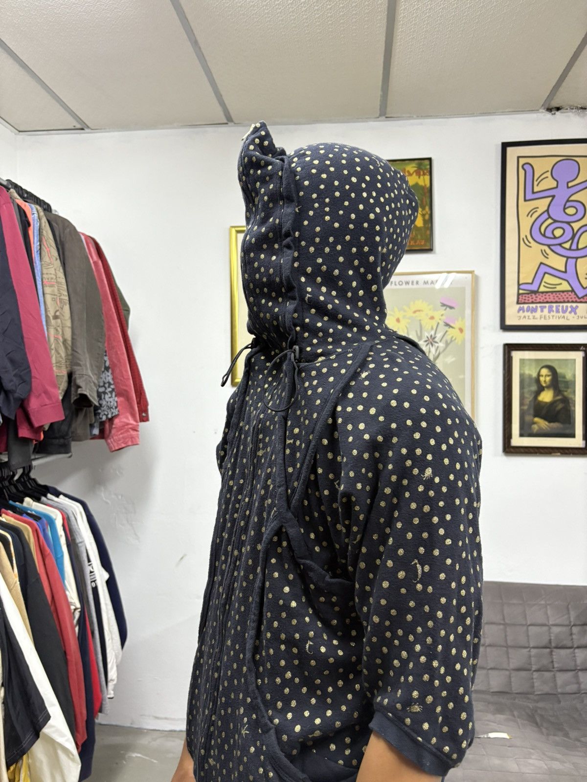 Issey Miyake Last Drop Tsumori Chisato hoodie jacket full zip polka dot Size US M / EU 48-50 / 2 - 14 Thumbnail