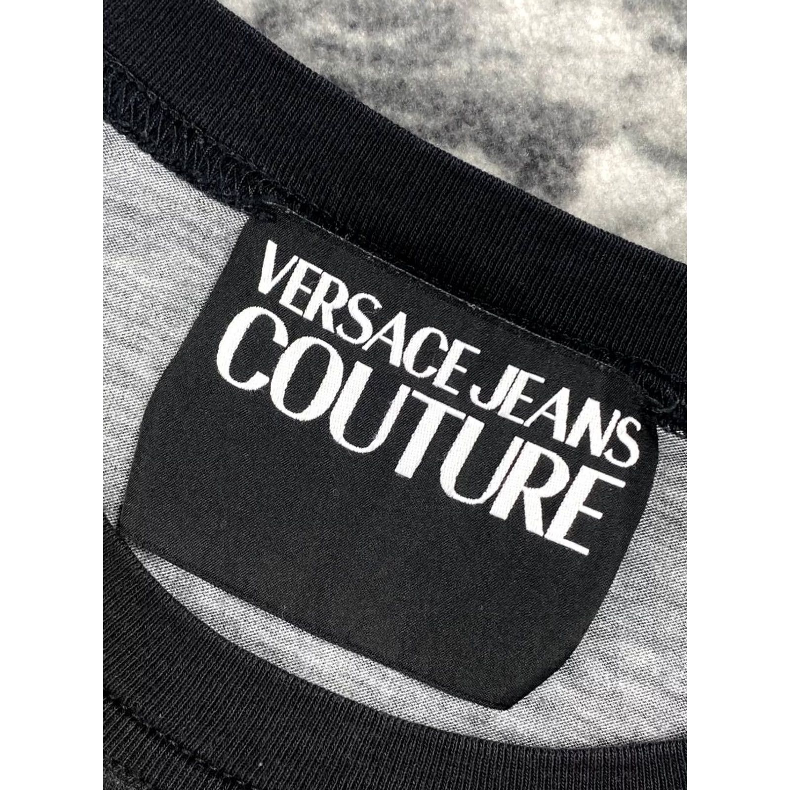 Versace Jeans Couture Versace Jeans Couture Baroque Logo T Shirt Men Size M Black Size US M / EU 48-50 / 2 - 6 Thumbnail