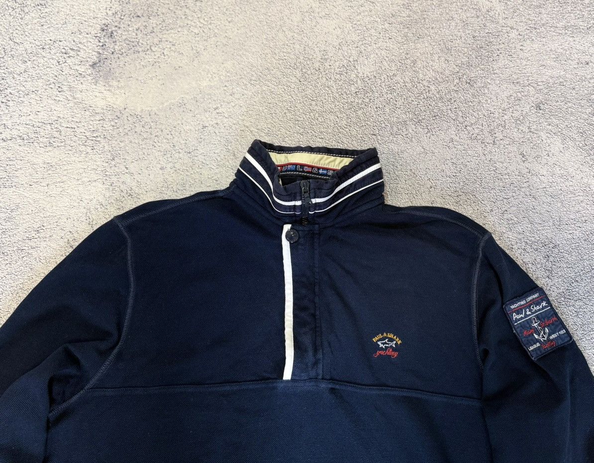 Paul & Shark Paul & Shark Yachting Half Zip Sweatshirt XL Vintage Jumper Size US XL / EU 56 / 4 - 3 Thumbnail
