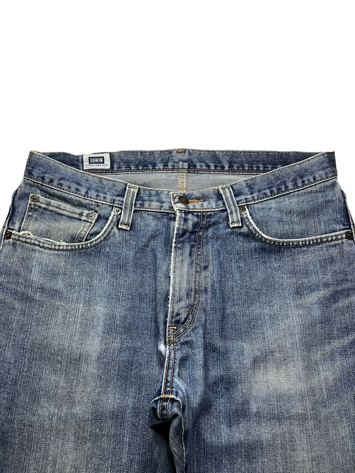 Edwin Vintage Japanese Edwin Blue Wash Western Style Baggy Jeans Size US 36 / EU 52 - 4 Thumbnail