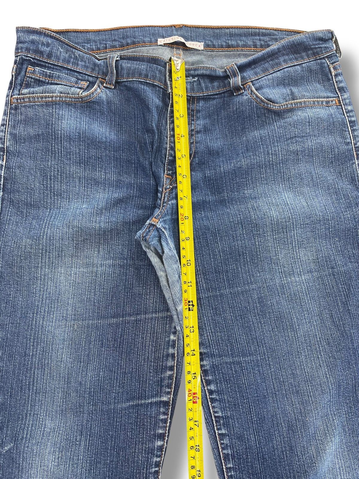 Levi's Levi’s X Cristina Llorca Faded Wash Style Flare Jeans Size US 34 / EU 50 - 11 Thumbnail