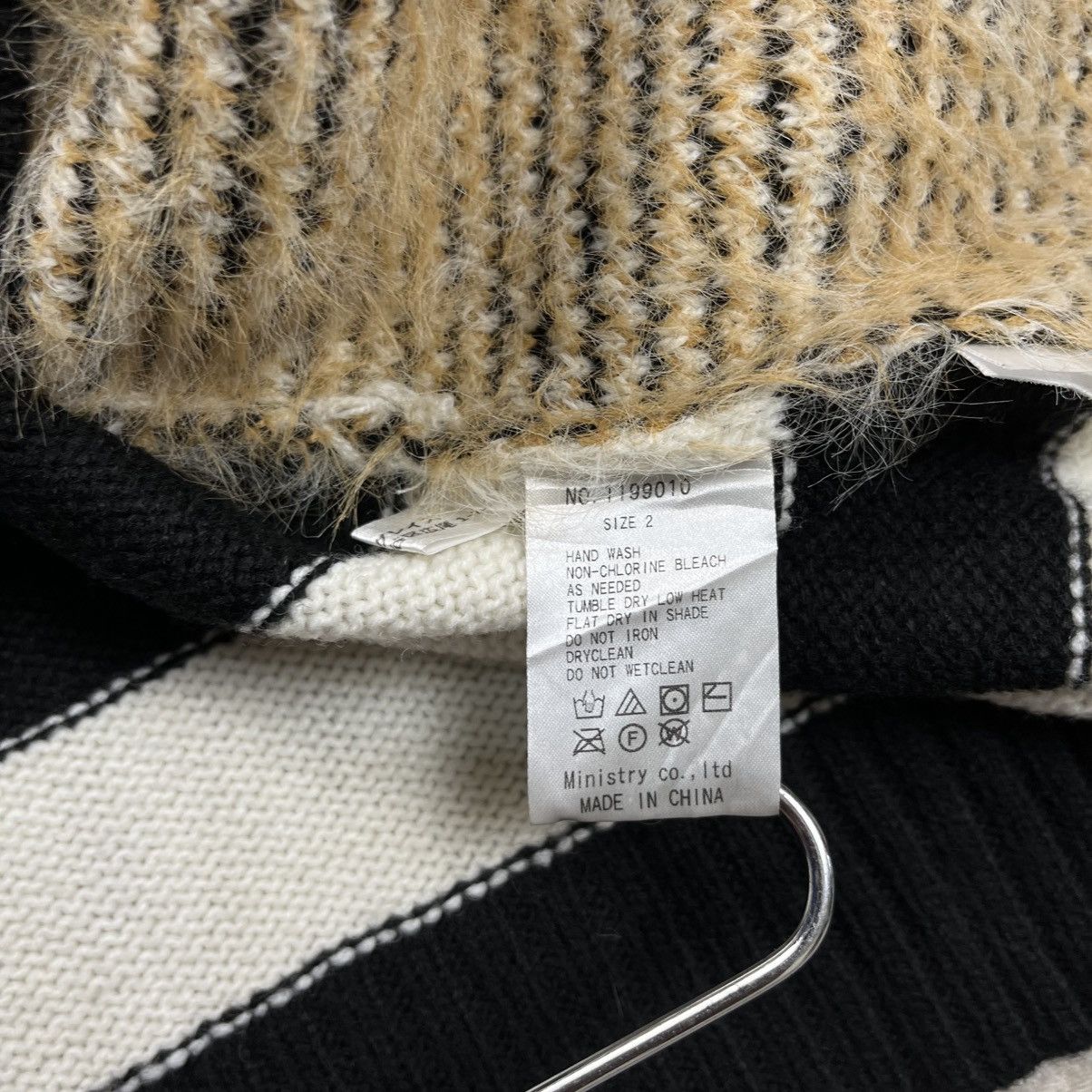20471120 2000s Candy Stripper x Gremlins - Mohair Knitted Sweater Size US M / EU 48-50 / 2 - 7 Thumbnail