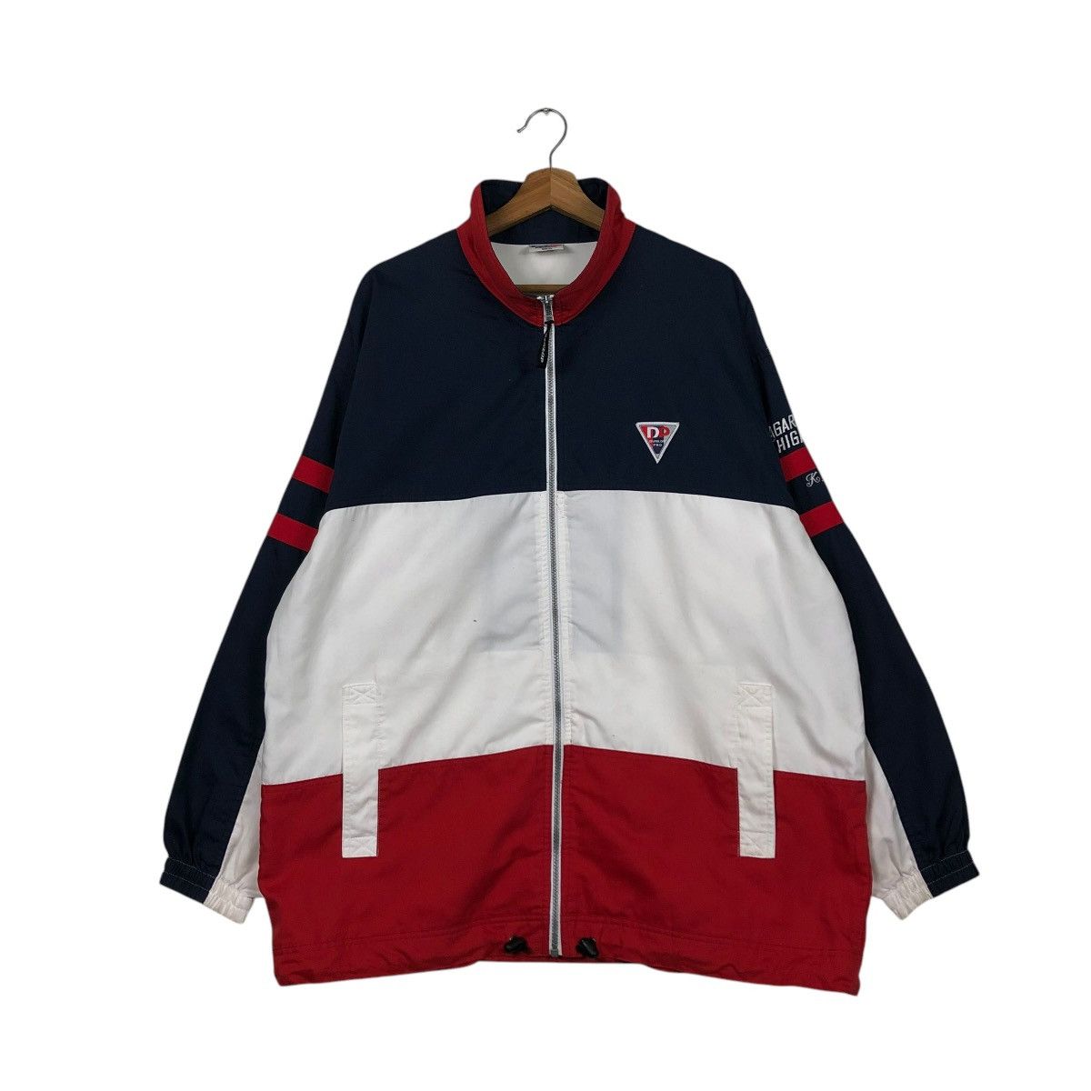 Japanese Brand 🔥VINTAGE ZIPPER LIGHT JACKET RACING DUNLOP BIG LOGO Size US L / EU 52-54 / 3 - 2 Thumbnail