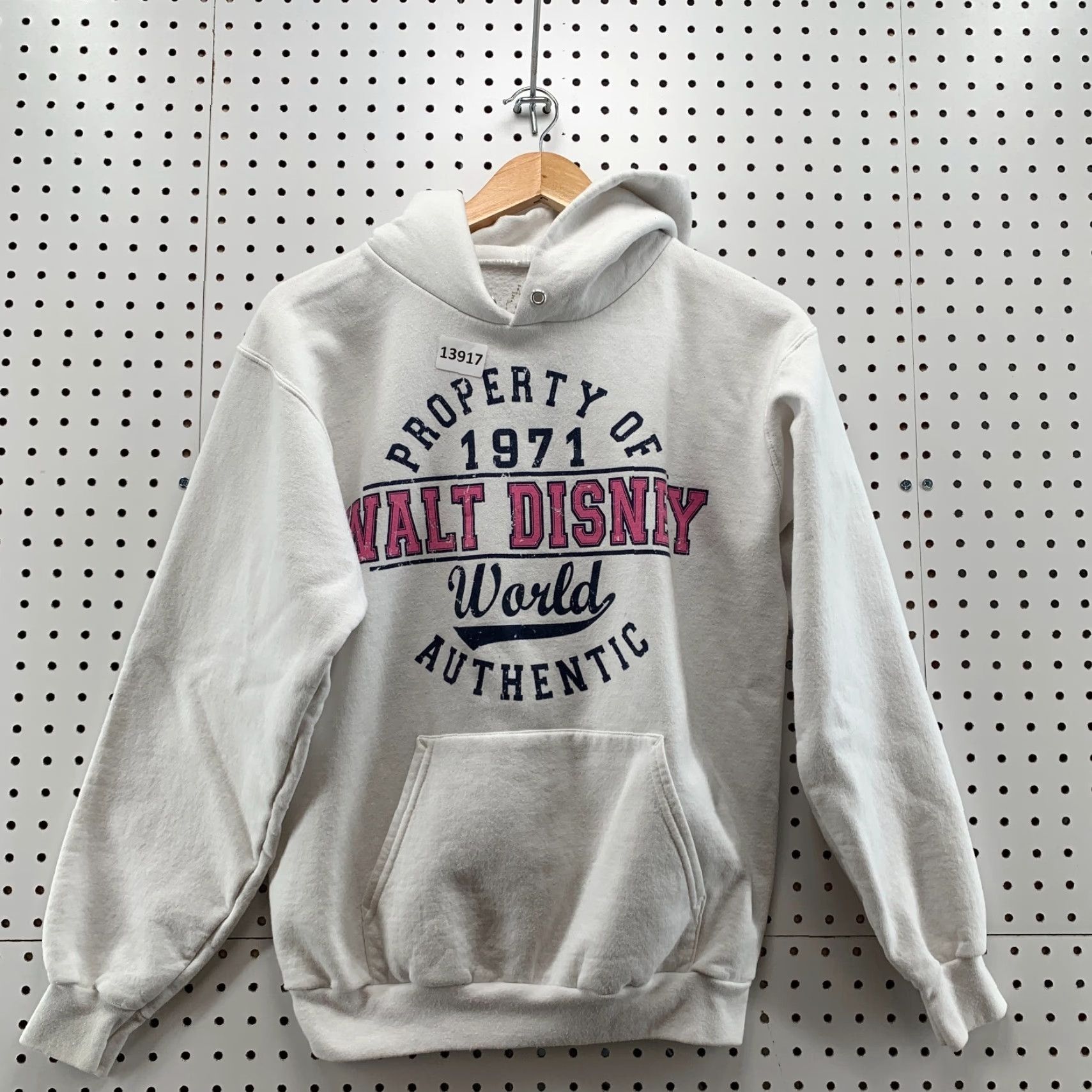 Disney VINTAGE Disney Property Of Women's White Hooded Sweater Long Sleeve Size Small Size S / US 4 / IT 40 - 6 Thumbnail