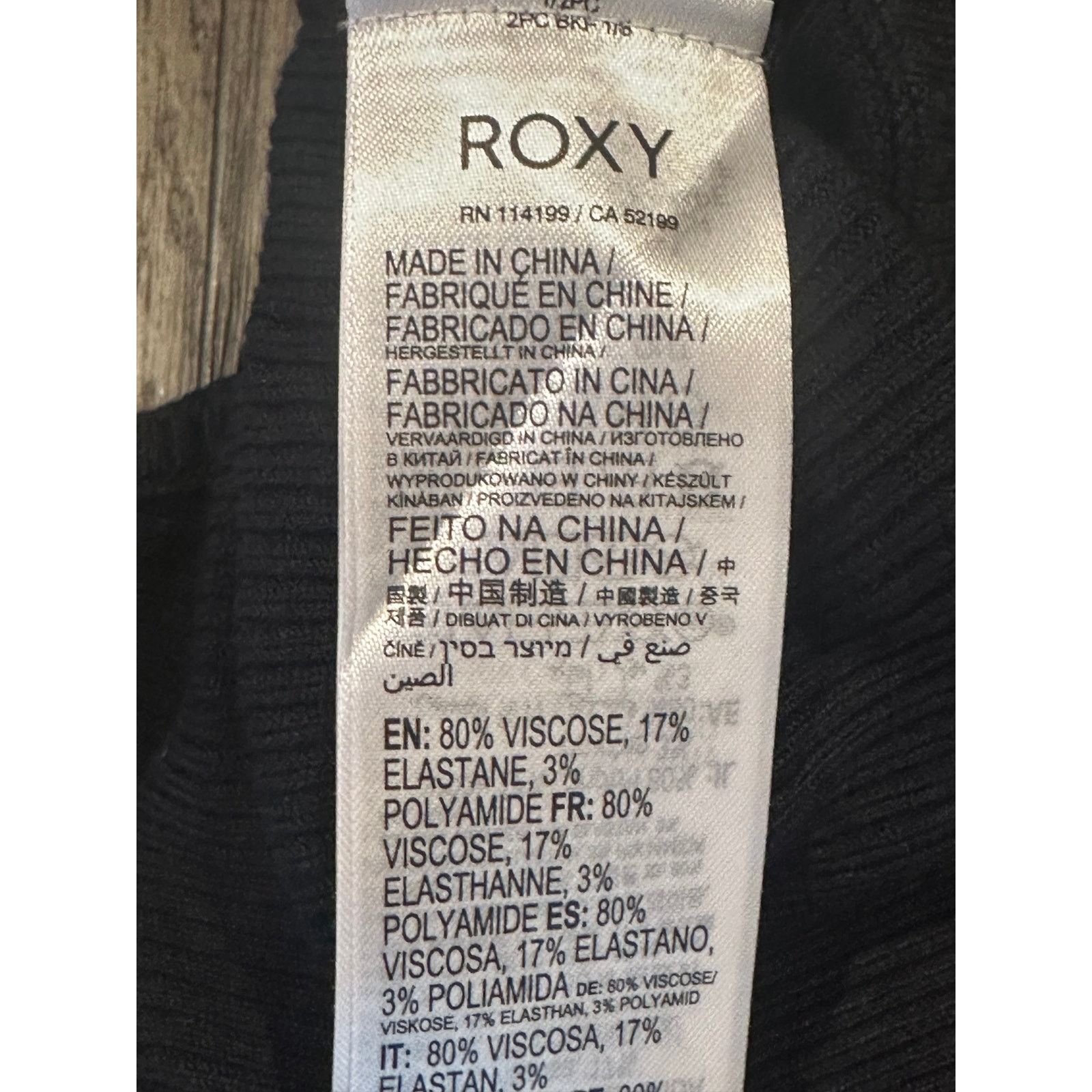 Other Roxy Women's Crop Ribbed Black Tank Top Scoop Neck XL NWT Size XL / US 12-14 / IT 48-50 - 12 Thumbnail