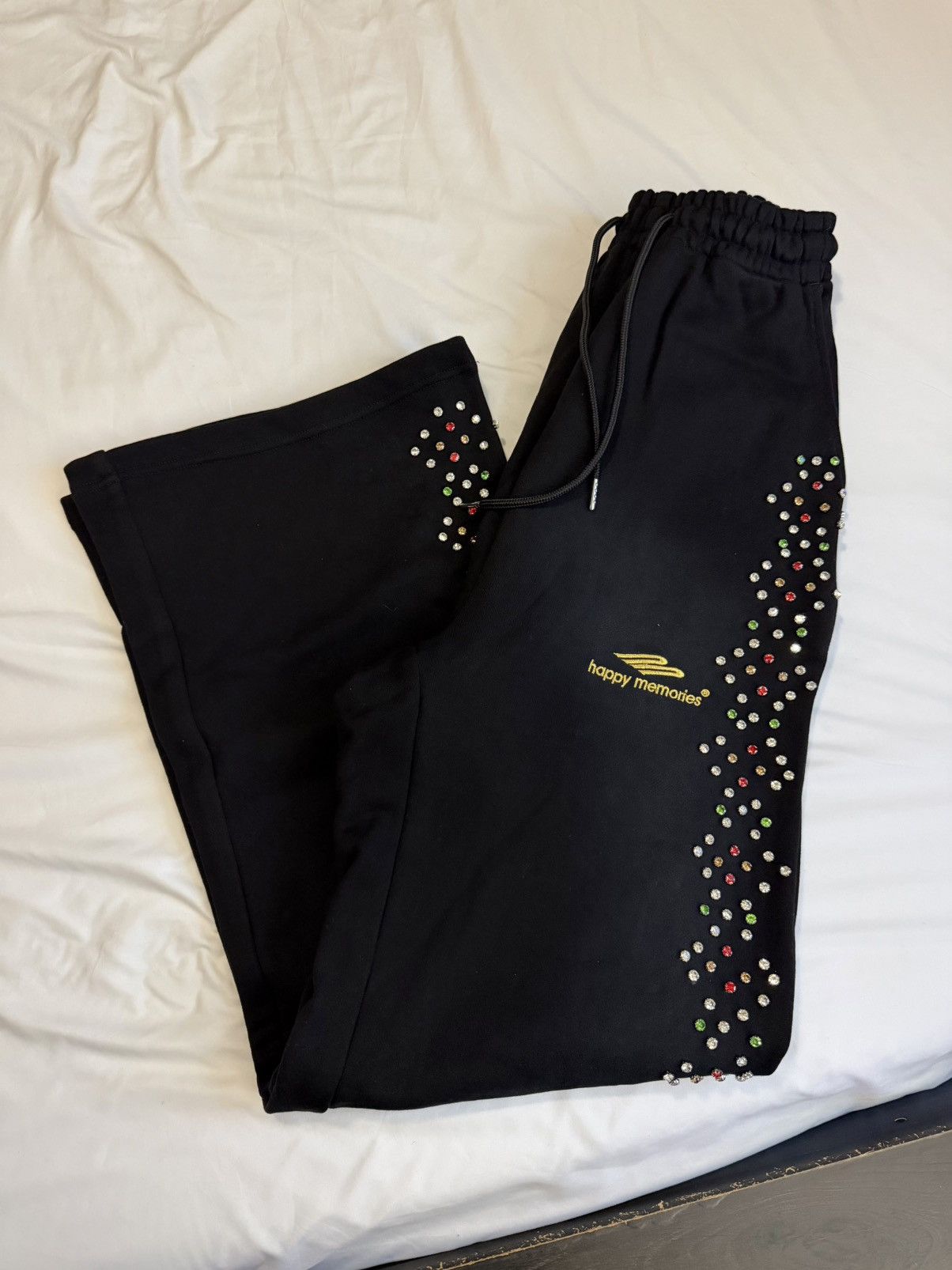 HMDD HMDD BLACK CRYSTAL SWEATPANTS Size US 30 / EU 46 - 1 Thumbnail