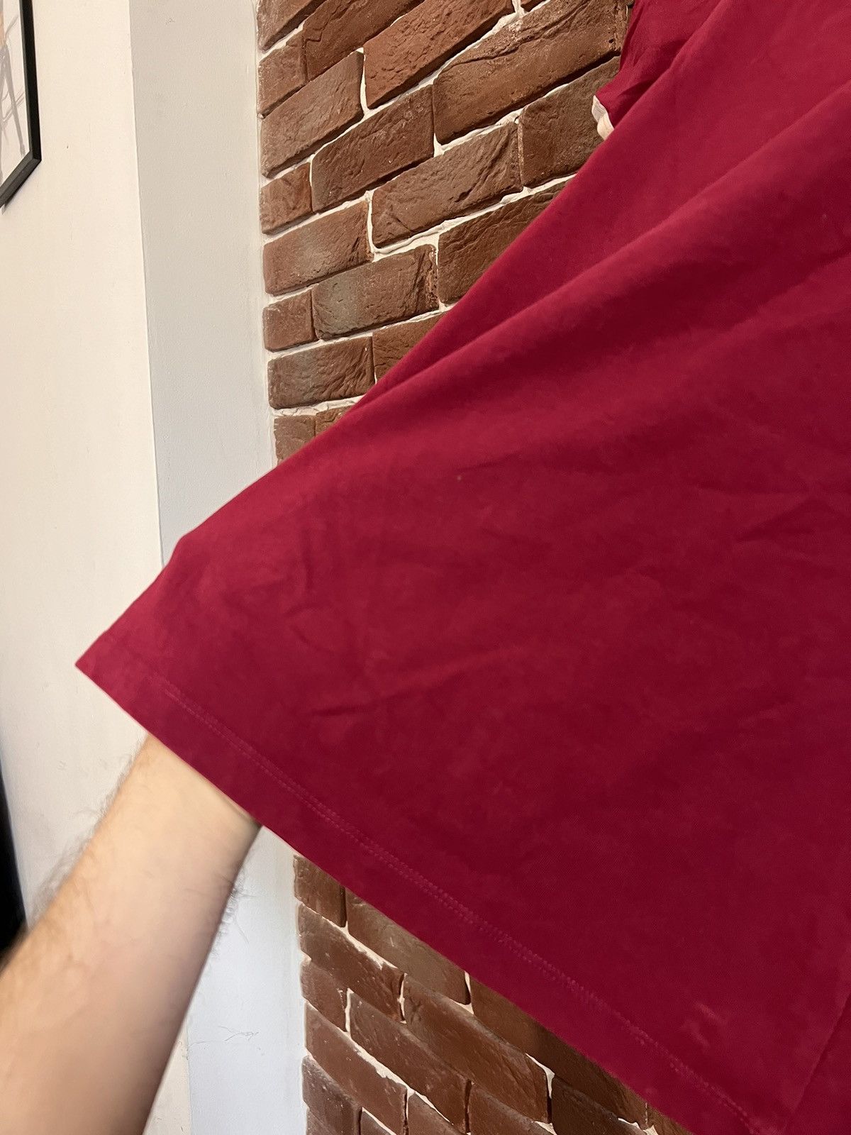 Burberry Vintage Y2K Burberry Luxury T-shirt Burgundy Small Size S / US 4 / IT 40 - 10 Thumbnail