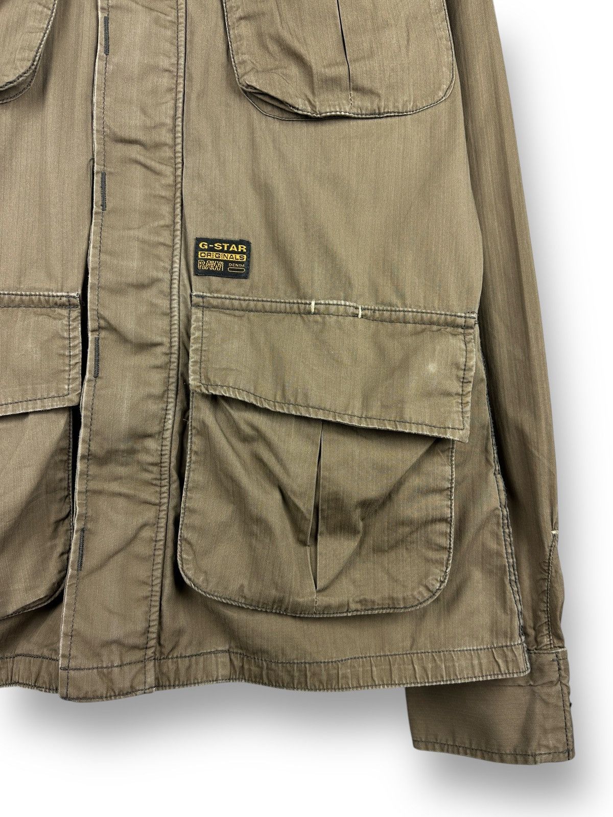 G-Star × Vintage Vintage G-Star Navigator Delta Overshirt Military Jacket Size US XL / EU 56 / 4 - 10 Thumbnail