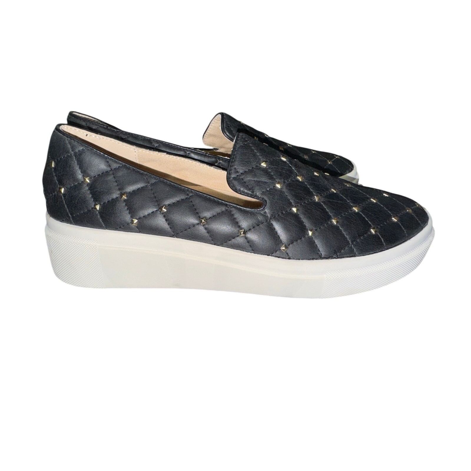 Other Yellow Box Shoes / Faux Leather and gold studs sz 9-9.5 NWOT Size US 9.5 / IT 39.5 - 6 Thumbnail