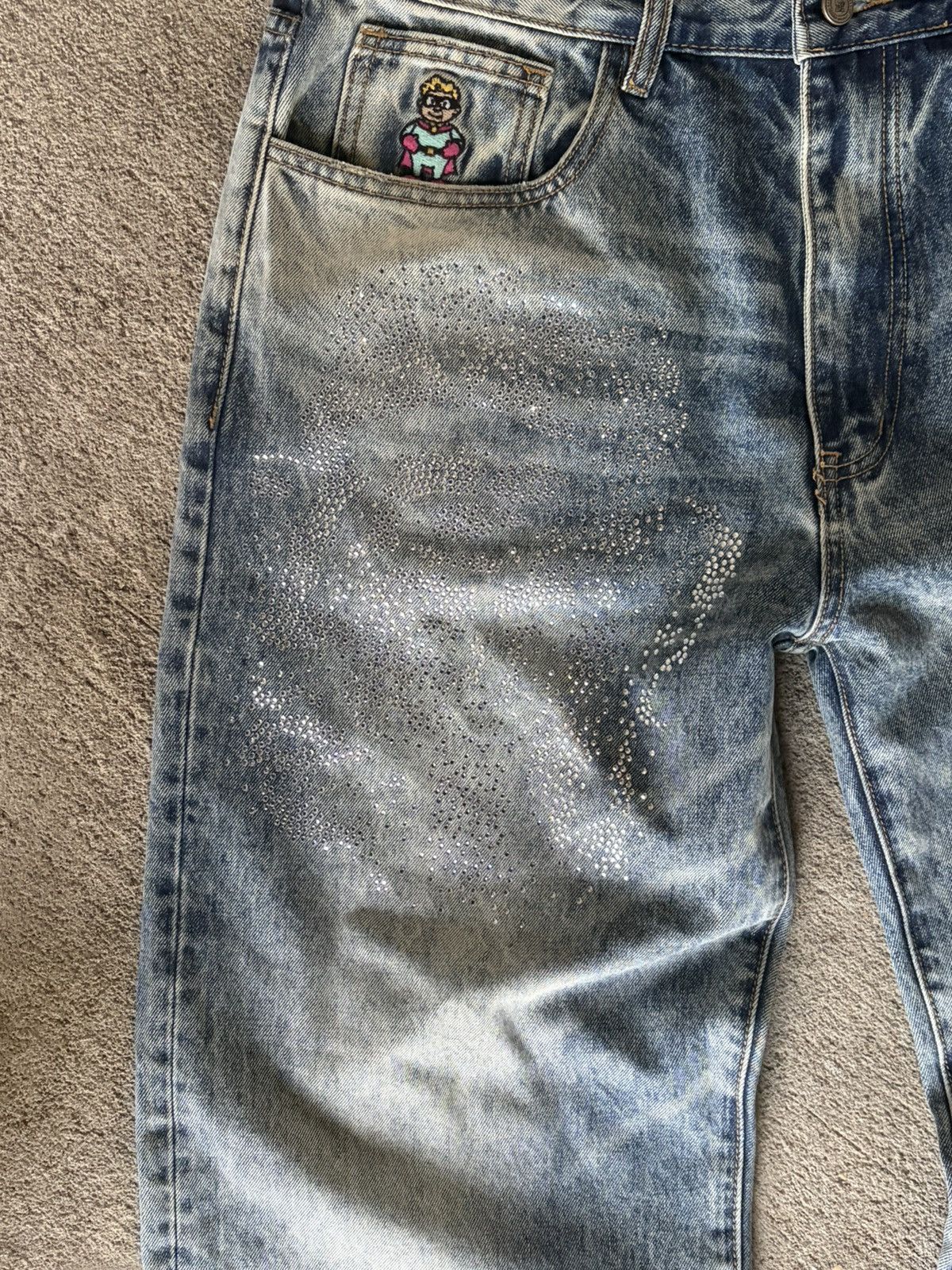 KidSuper KidSuper RhineStone Face Jeans Size US 36 / EU 52 - 3 Thumbnail