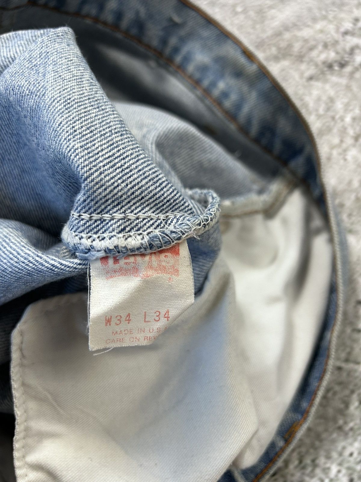 Levi's Levi’s vintage denim shorts baby blue jorts 505 made in USA Size US 34 / EU 50 - 6 Thumbnail