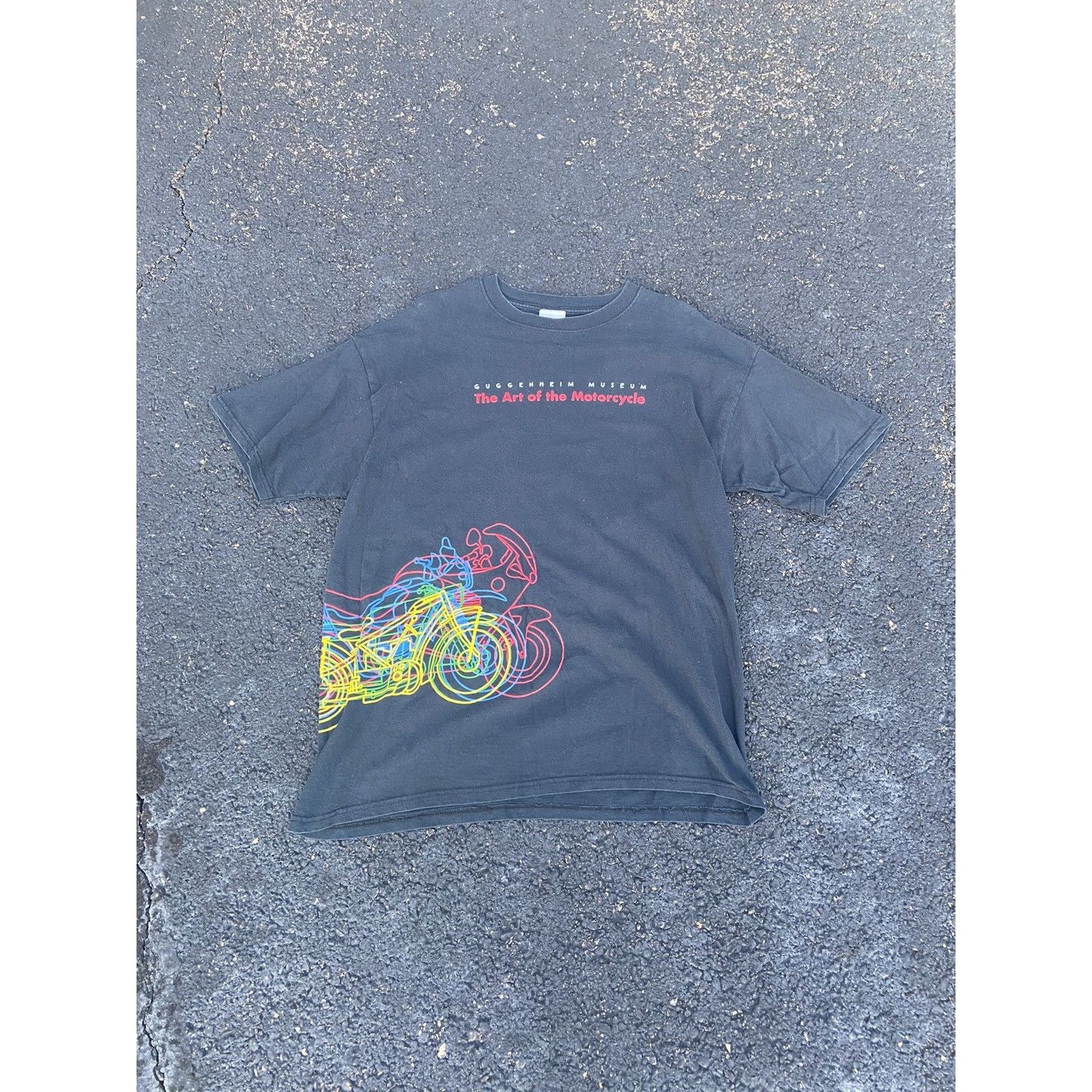 Harley Davidson × Vintage Crazy Vintage 90’s Harley Style Motorcycle Faded T-Shirt XL Size US XL / EU 56 / 4 - 1 Thumbnail