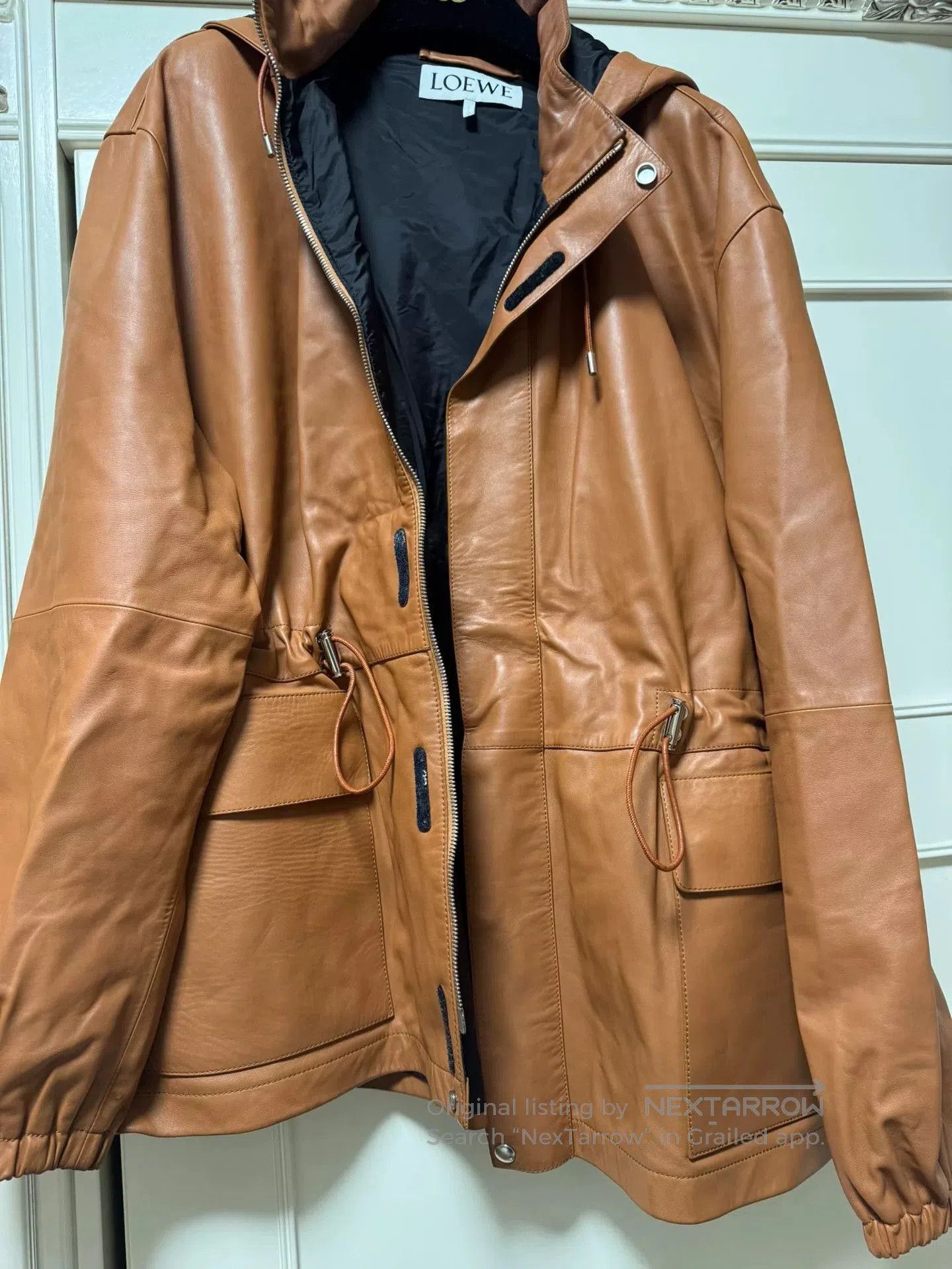 Loewe LOEWE Men's Casual Leather Jacket. Size US L / EU 52-54 / 3 - 9 Thumbnail